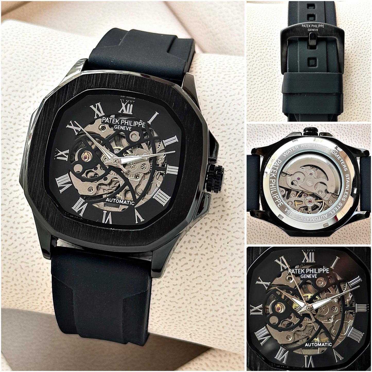 🔥 PATEK PHILIPPE AQUANAUT OPEN HEART AUTOMATIC – 7AA PREMIUM FIRST COPY | SWISS-STYLE LUXURY | JAPANESE AUTOMATIC MOVEMENT 🔥
