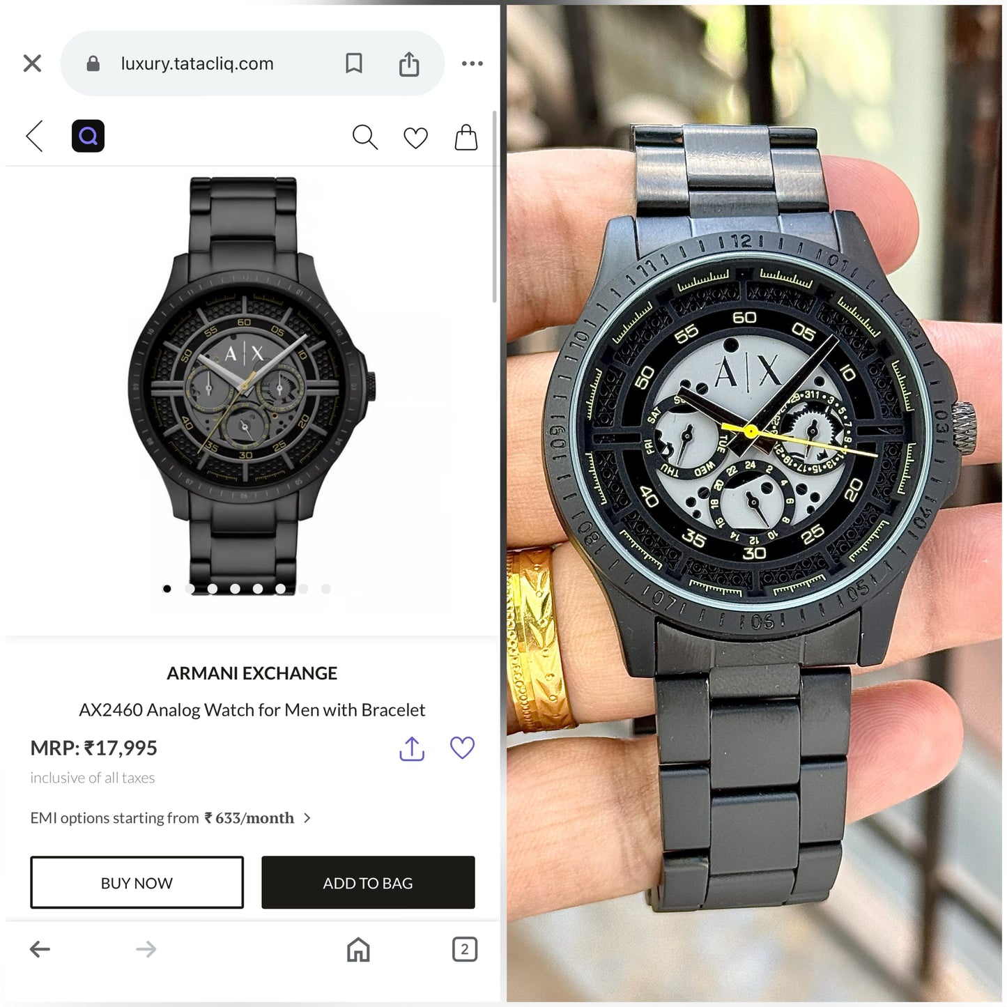 Armani Exchange  AX2460 Chronograph