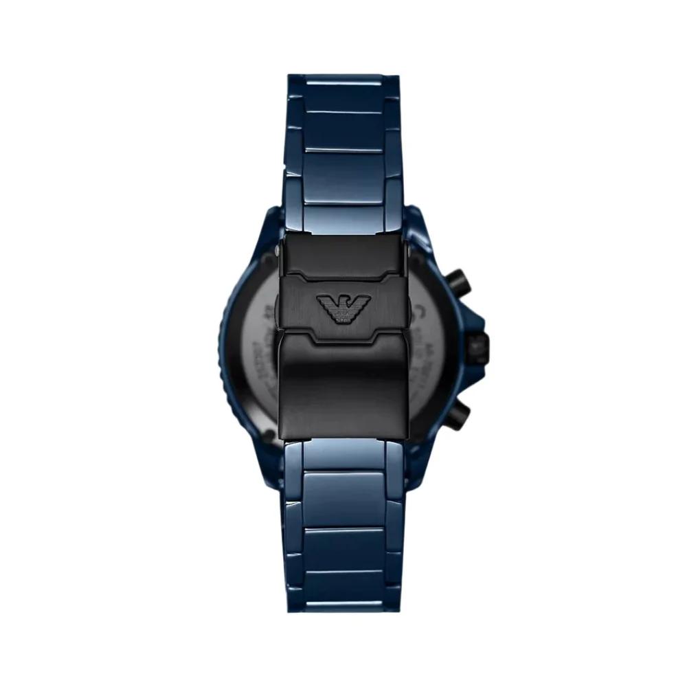 Emporio Armani AR70009 Blue Ceramic Premiums Mens Watch 🤩 