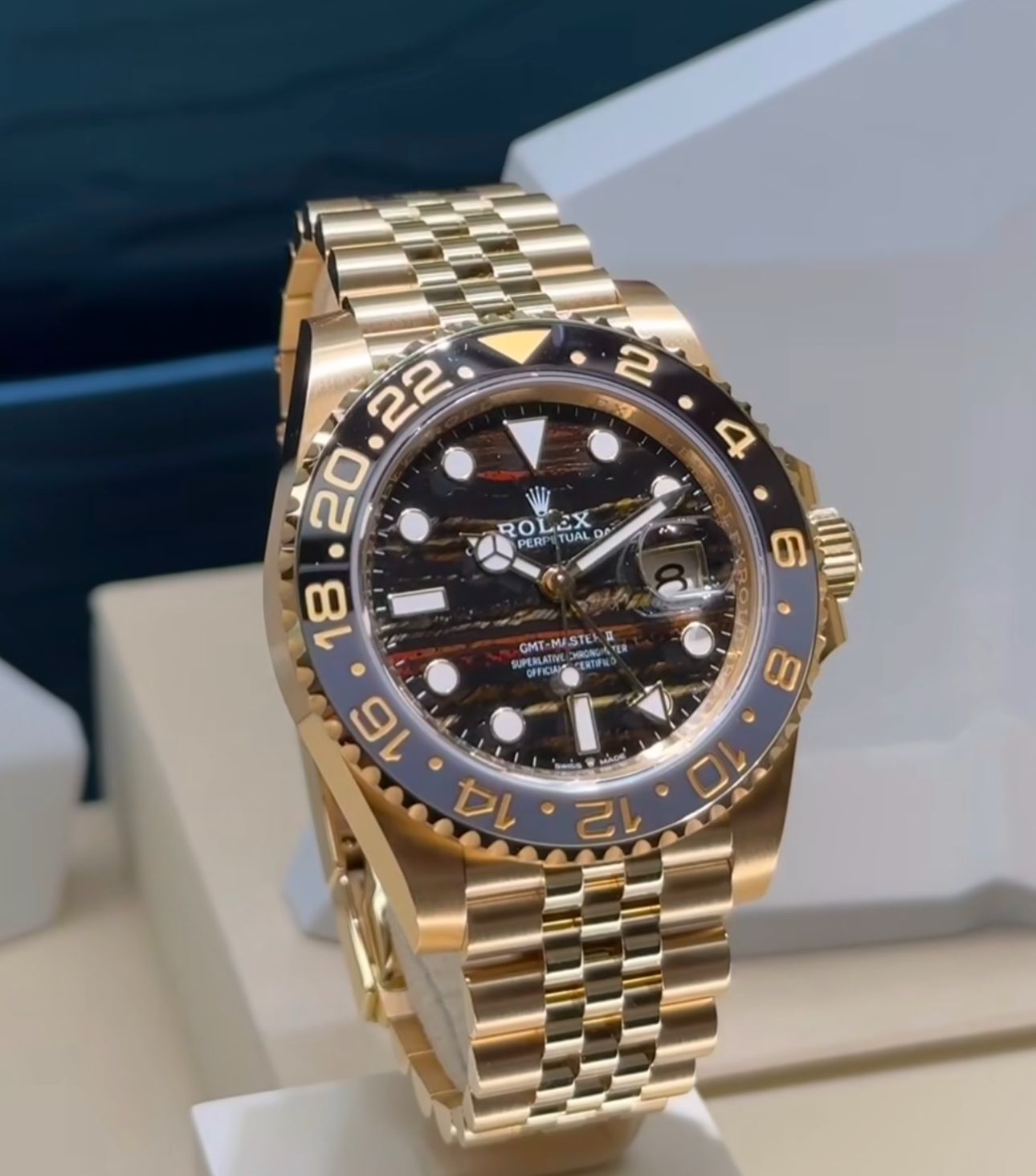 🔥 ROLEX GMT MASTER II 2025 – Yellow Gold Jubilee | Pure First Copy | Swiss Automatic Movement 🔥