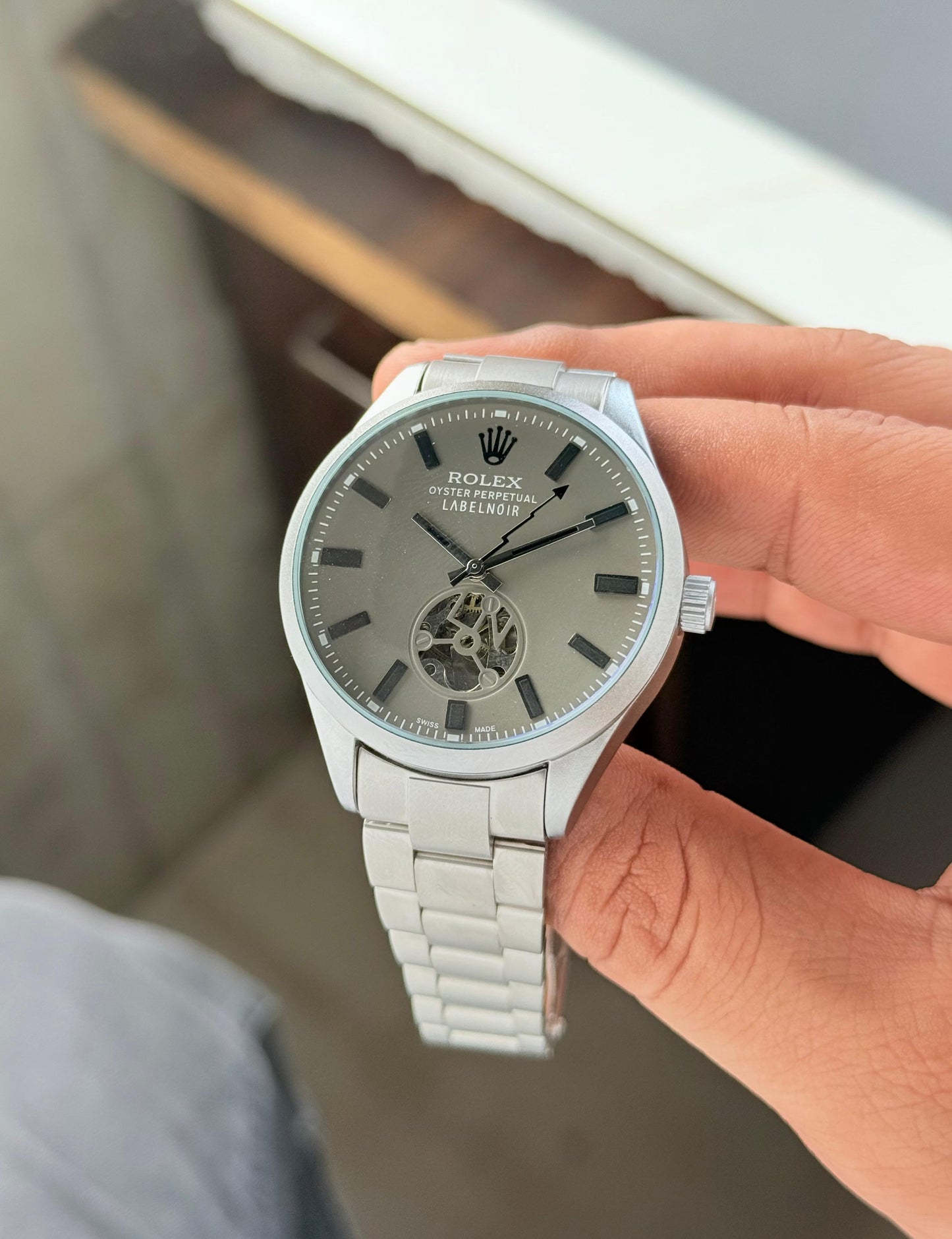 Rolex Milgauss Label Nior Tourbillon Back Open Automatic Machinery🤩