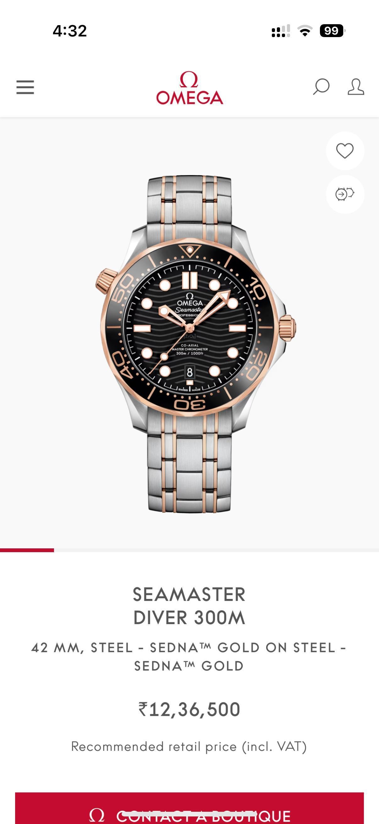 Omega Seamaster For men 7A