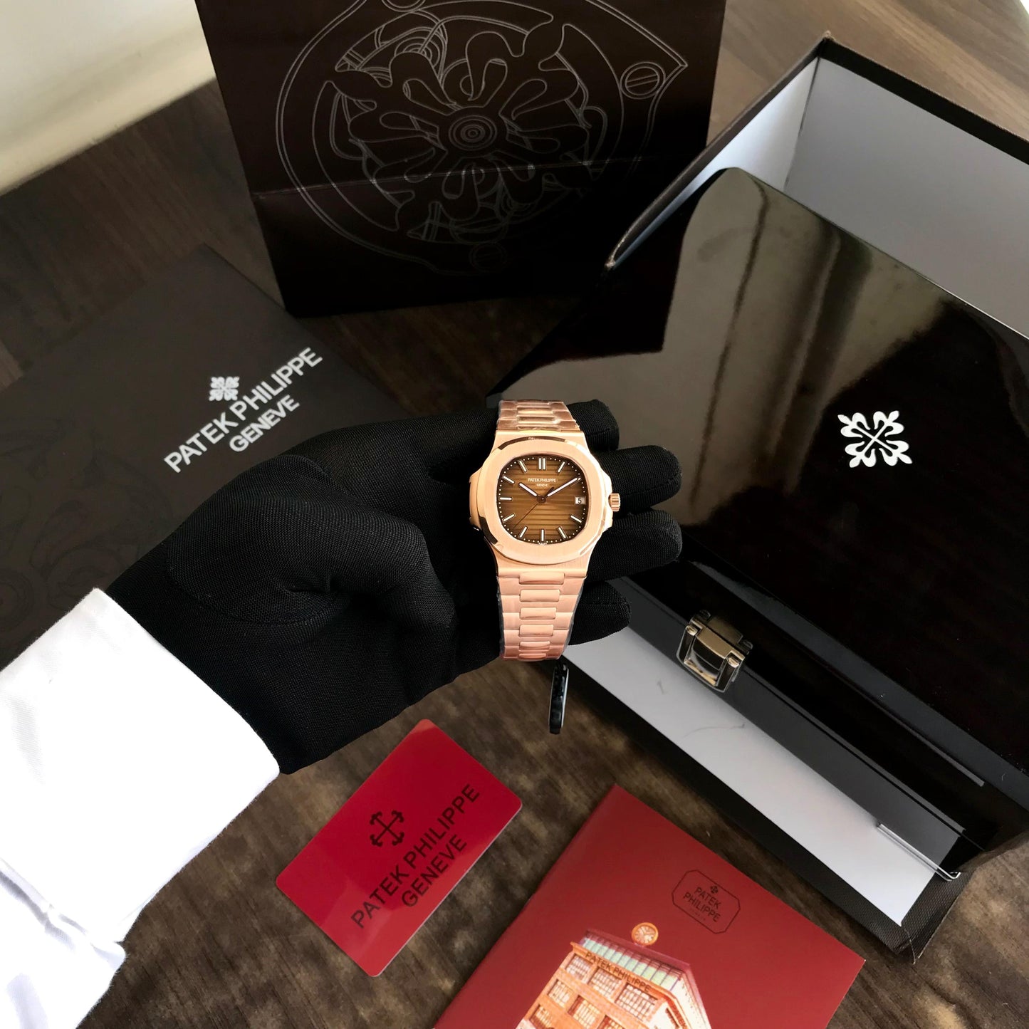 Patek Philippe Nautilus 5711/1R Rosegold Swiss ETA Movement 🤩