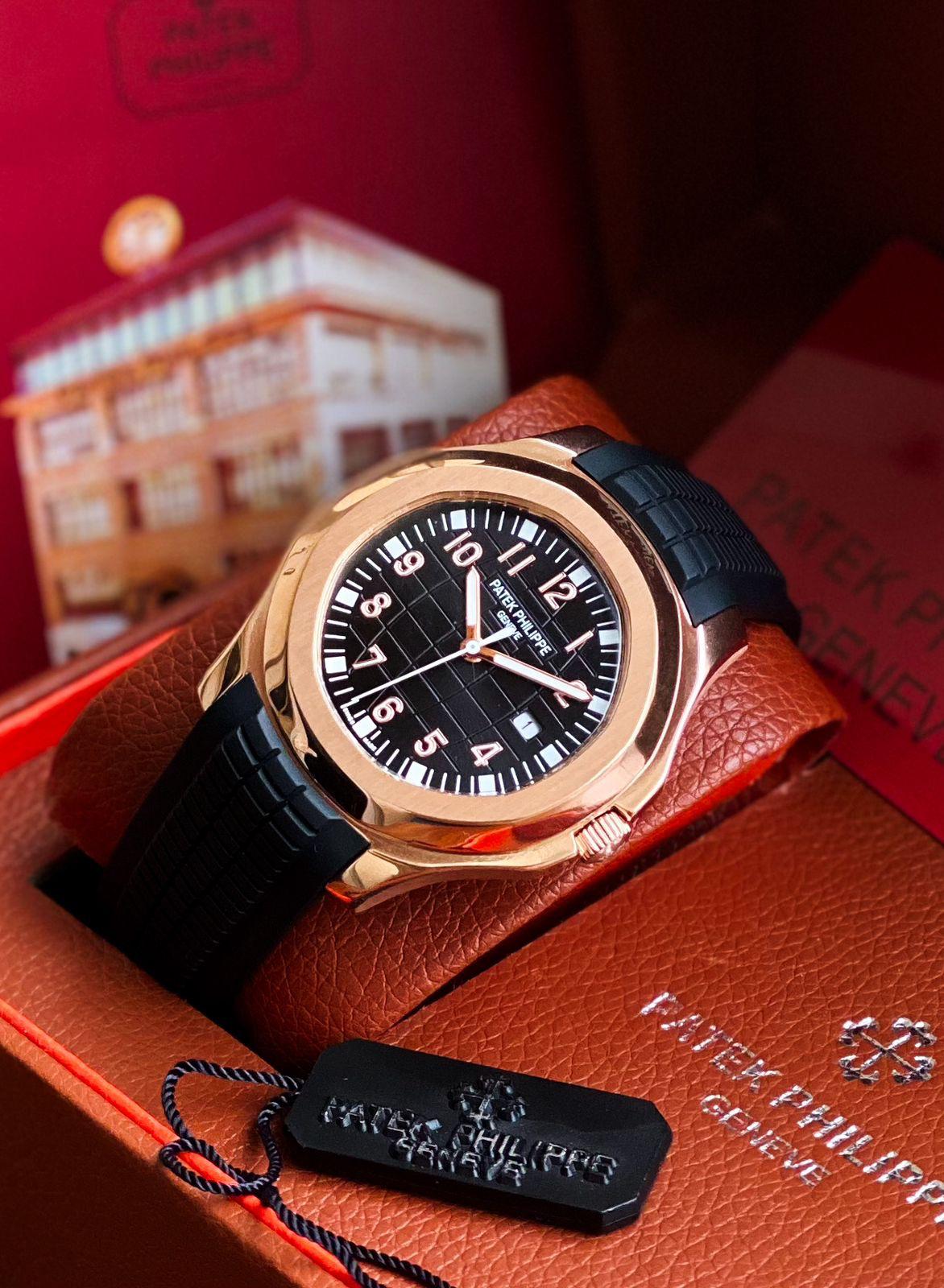 Patek Philippe For men black Fibre strap