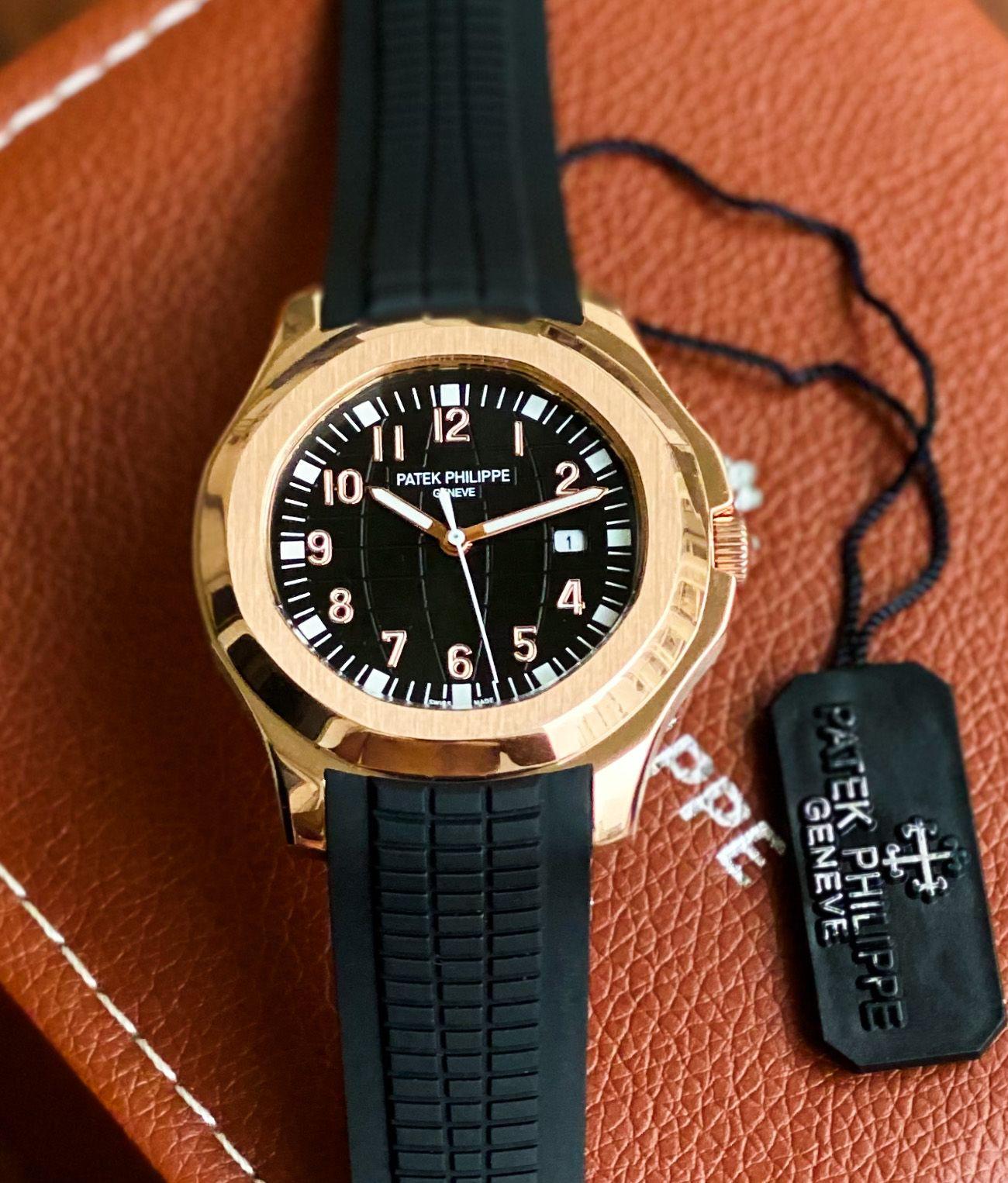 Patek Philippe For men black Fibre strap
