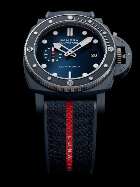 Panerai Submersible 44mm Automatic Quarantaquattro Luna Rossa men’s Watch 🤩