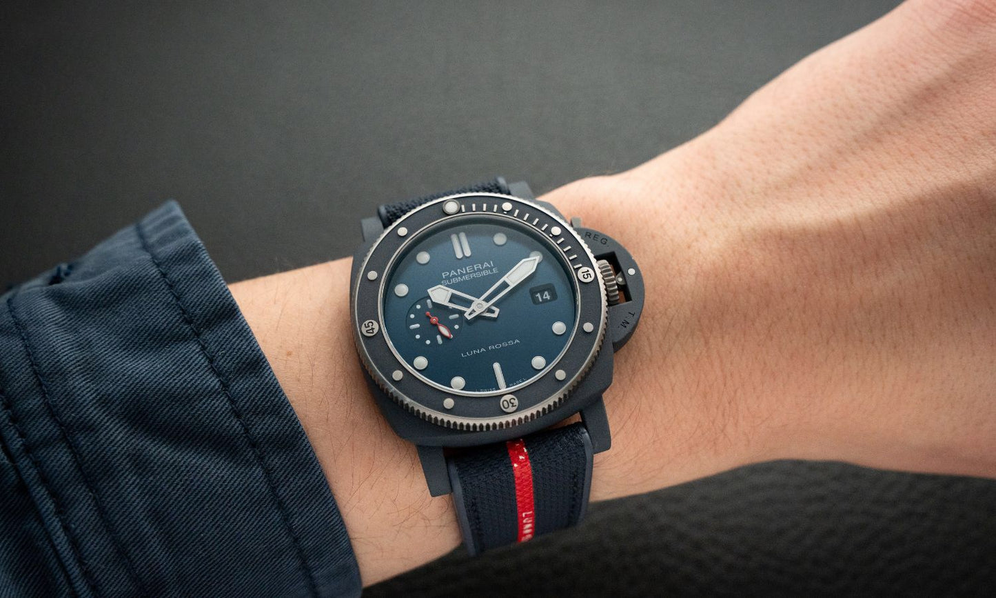 Panerai Submersible 44mm Automatic Quarantaquattro Luna Rossa men’s Watch 🤩