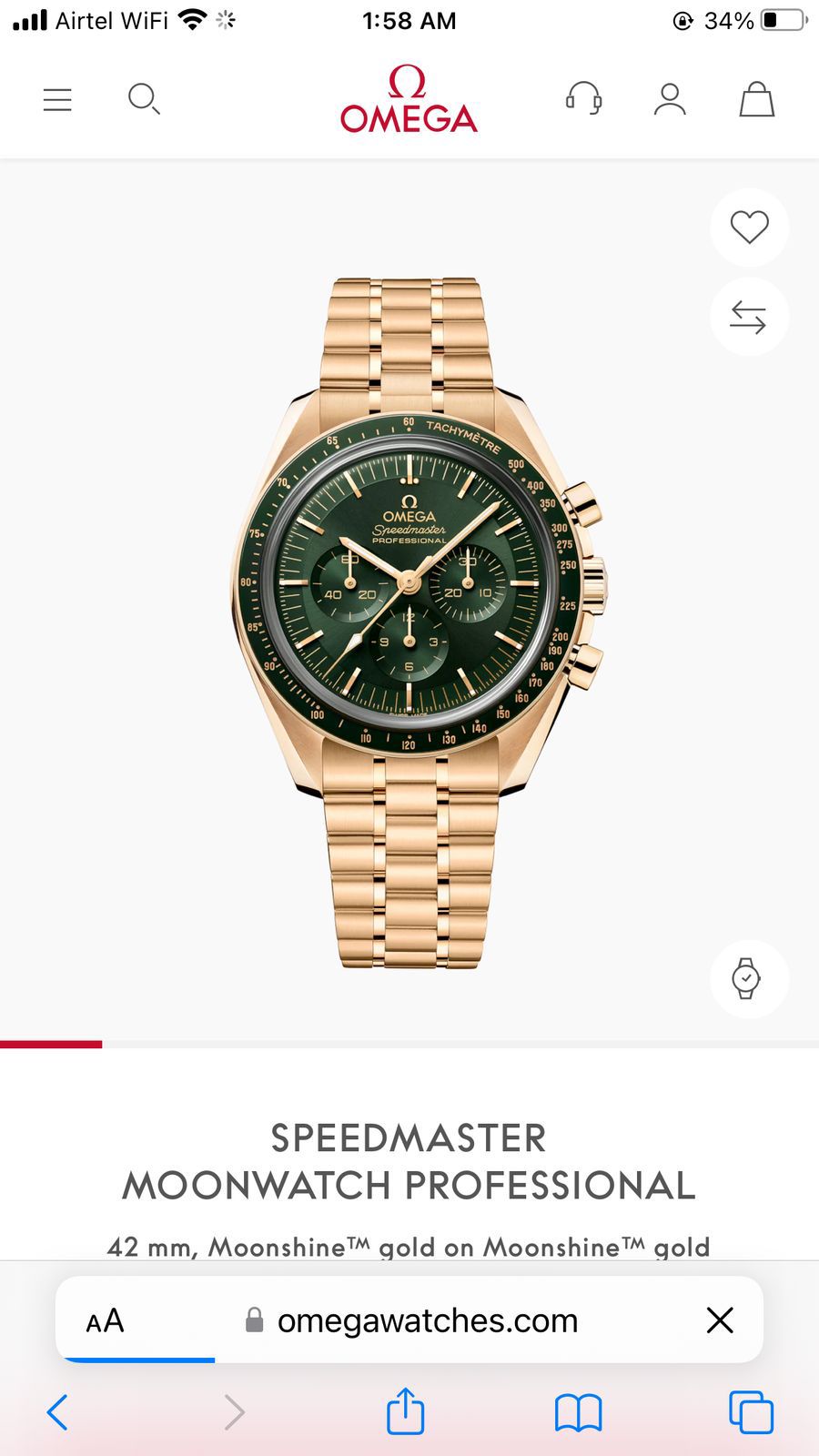 Omega Speedmaster Moonwatch Japanese Quartz Machinery Mens Watch 🤩