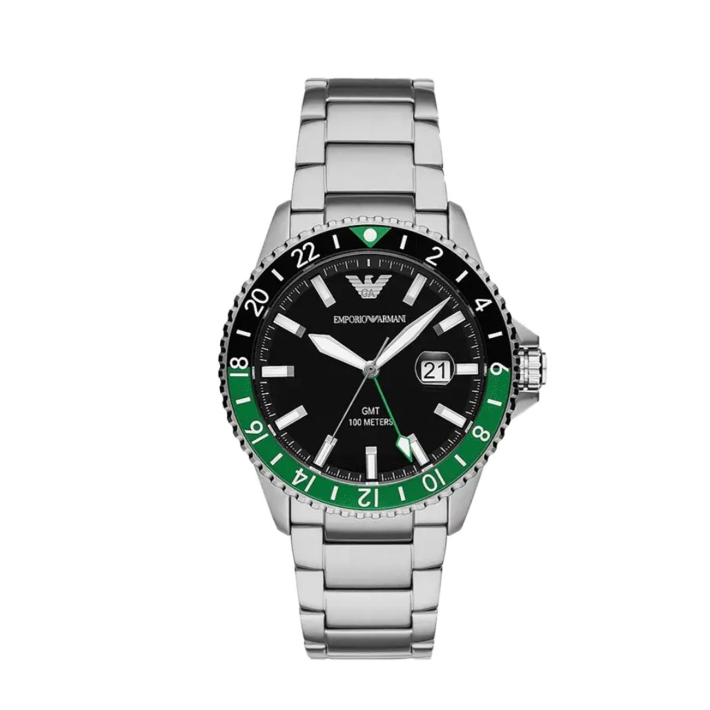 Emporio Armani AR11589 GMT Men's Authentic Quality Watch 🤩