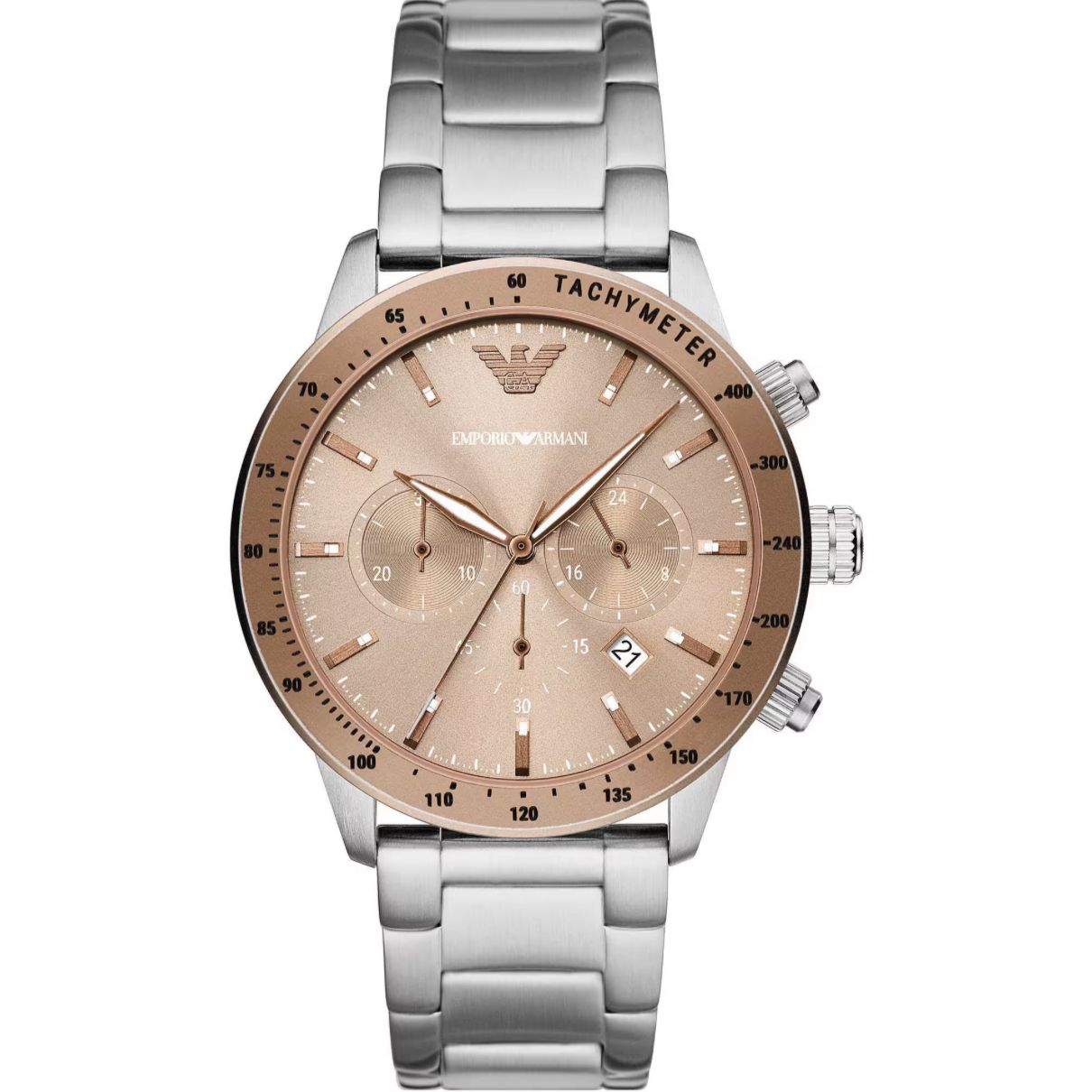 Emporio Classic Chronograph’s Steel Men’s Watch 🤩