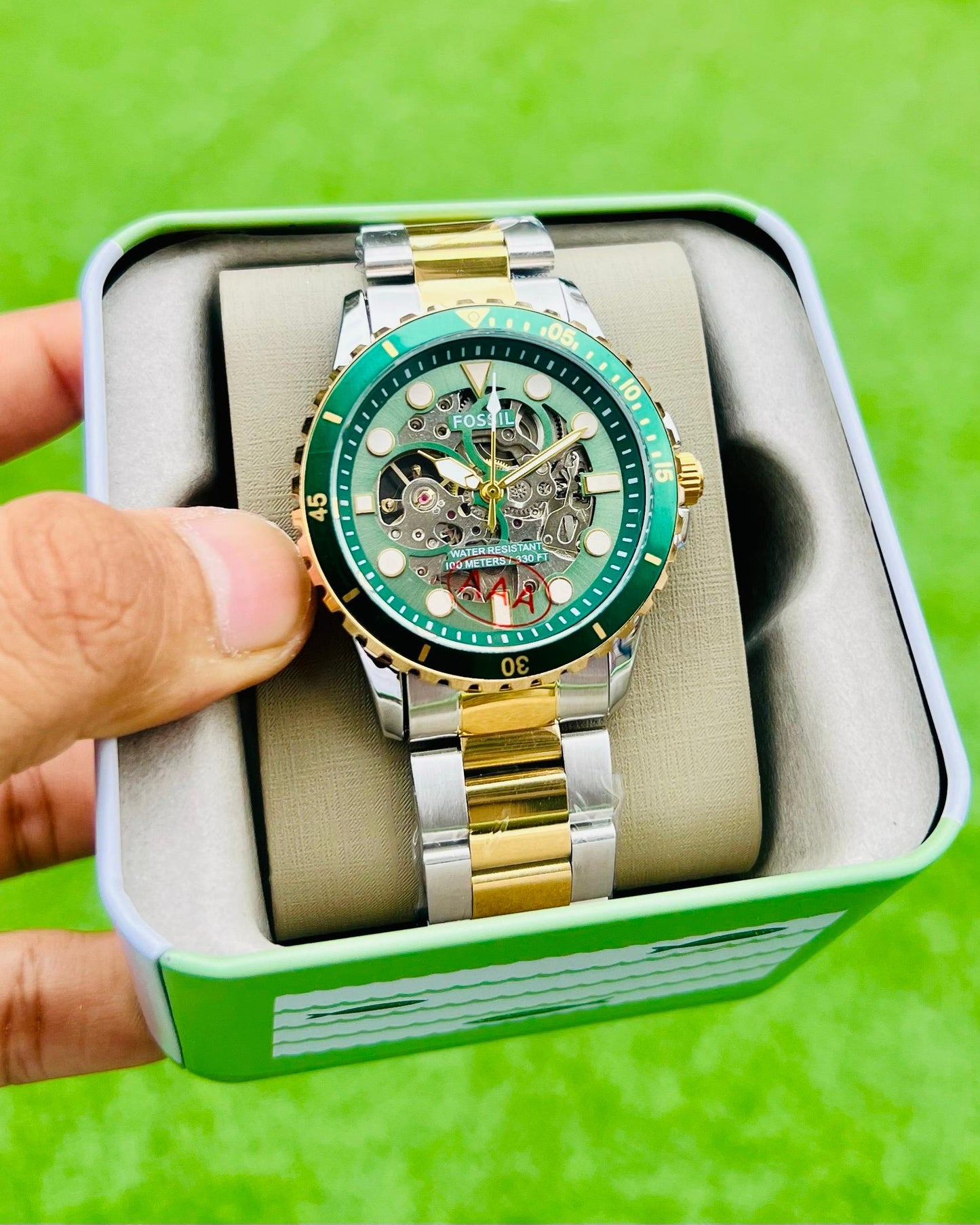 FOSSIL FB-01 AUTOMATIC MEN’S GREE DAIL