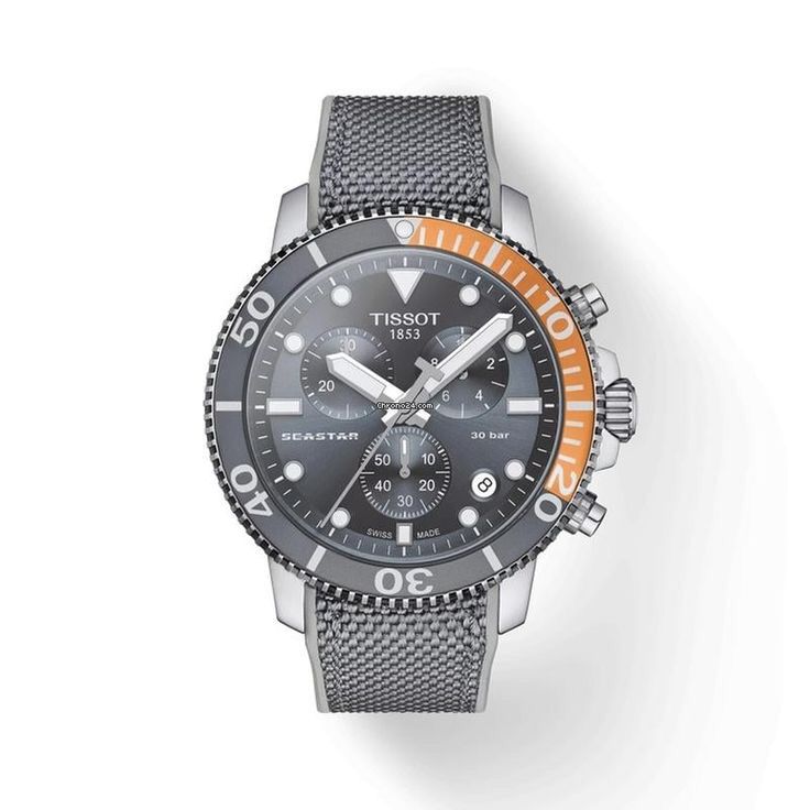 Tissot Seastar 1000 Chronograph Grey Dial Watch for men’s 🤩