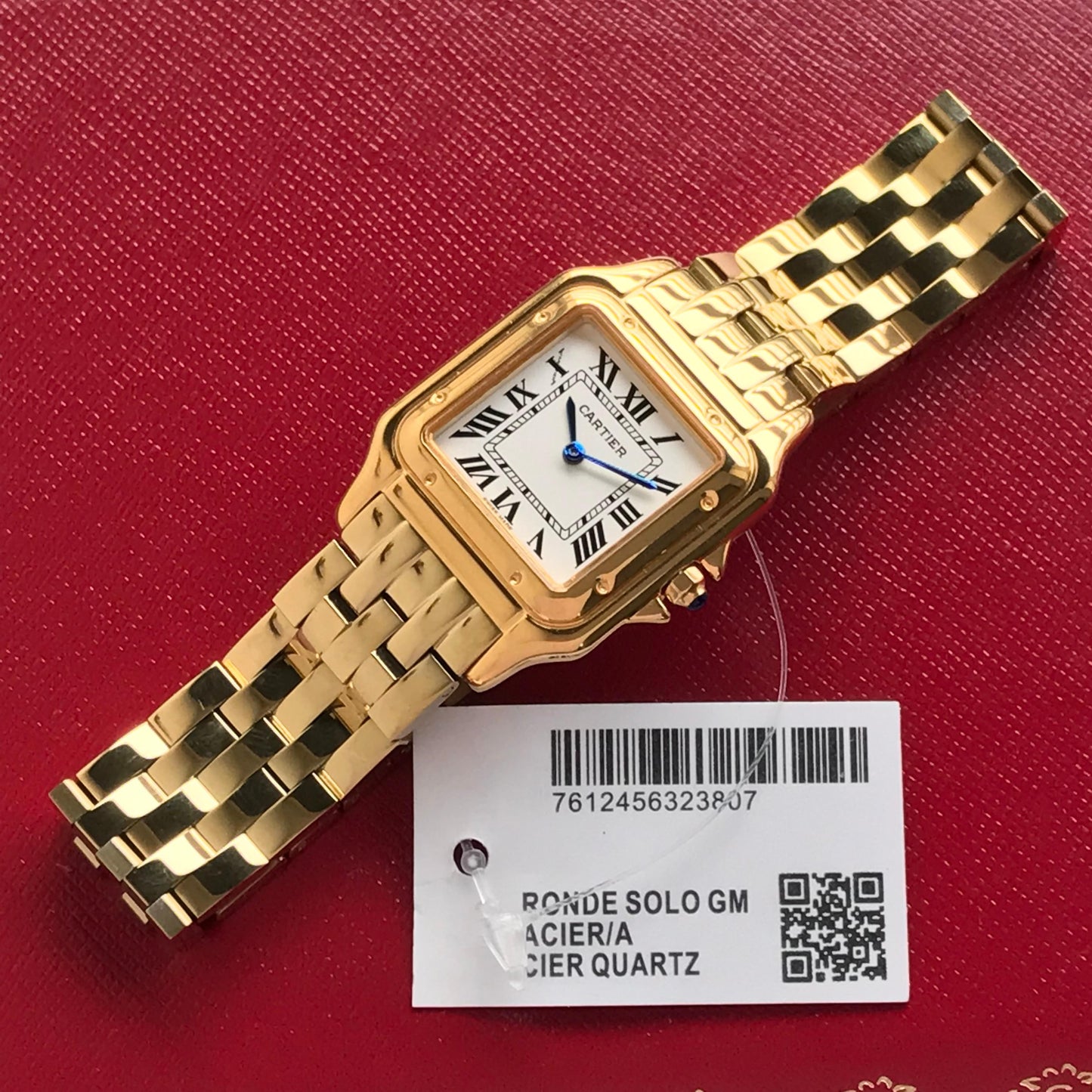 Cartier Panthere De Cartier Gold White Dial Japanese Quartz Women’s Watch 💕