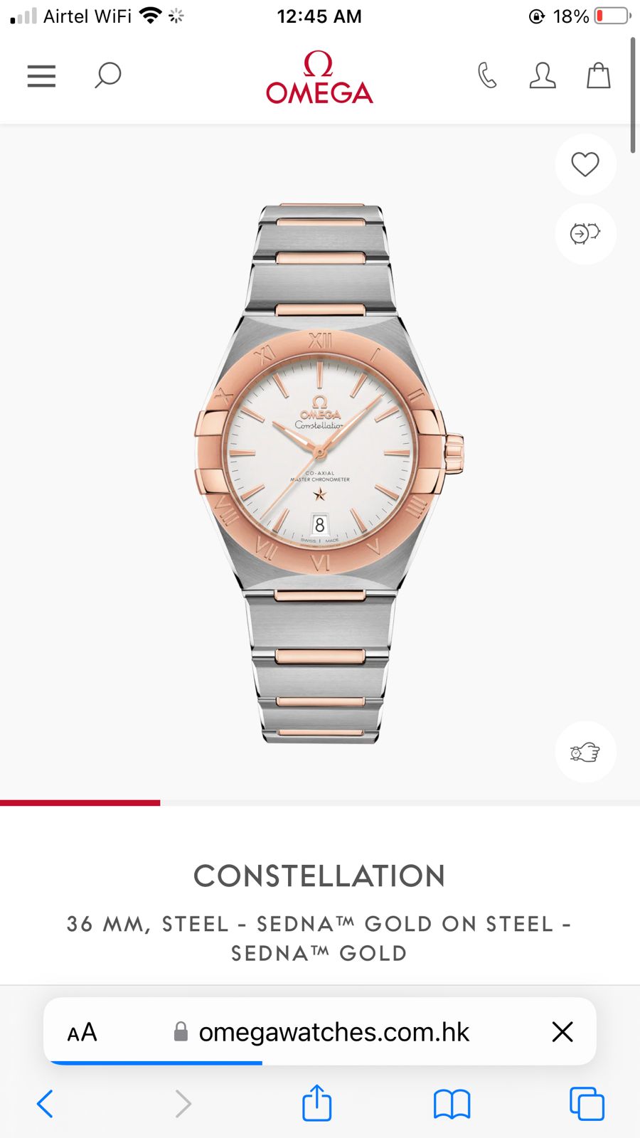 Omega Co-Axial Constellation Japanese Automatic Mens 🤩