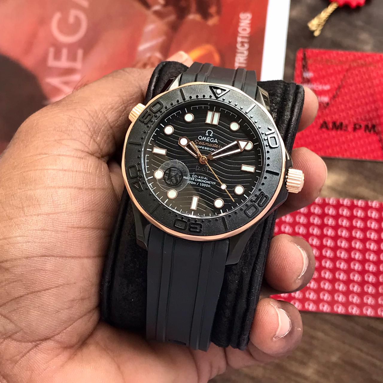 Omega Seamster Co-Axial Swiss ETA Machinery Men's Collection 🤩