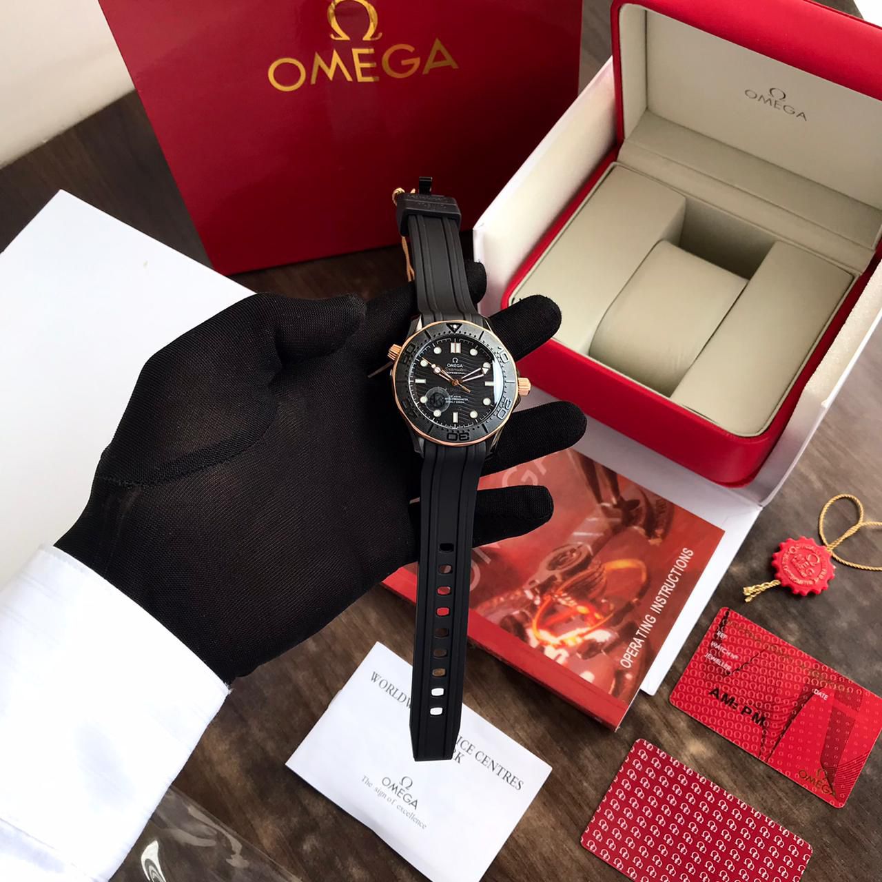 Omega Seamster Co-Axial Swiss ETA Machinery Men's Collection 🤩