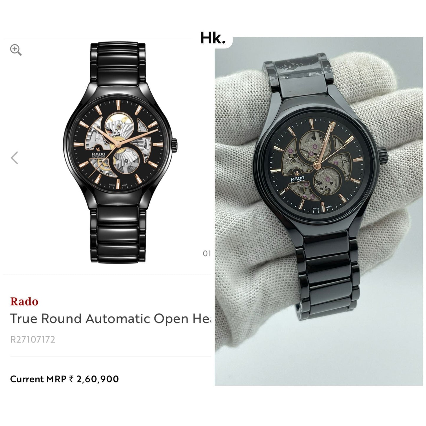 Rado TRUE Raund Men’s Ceramic Full