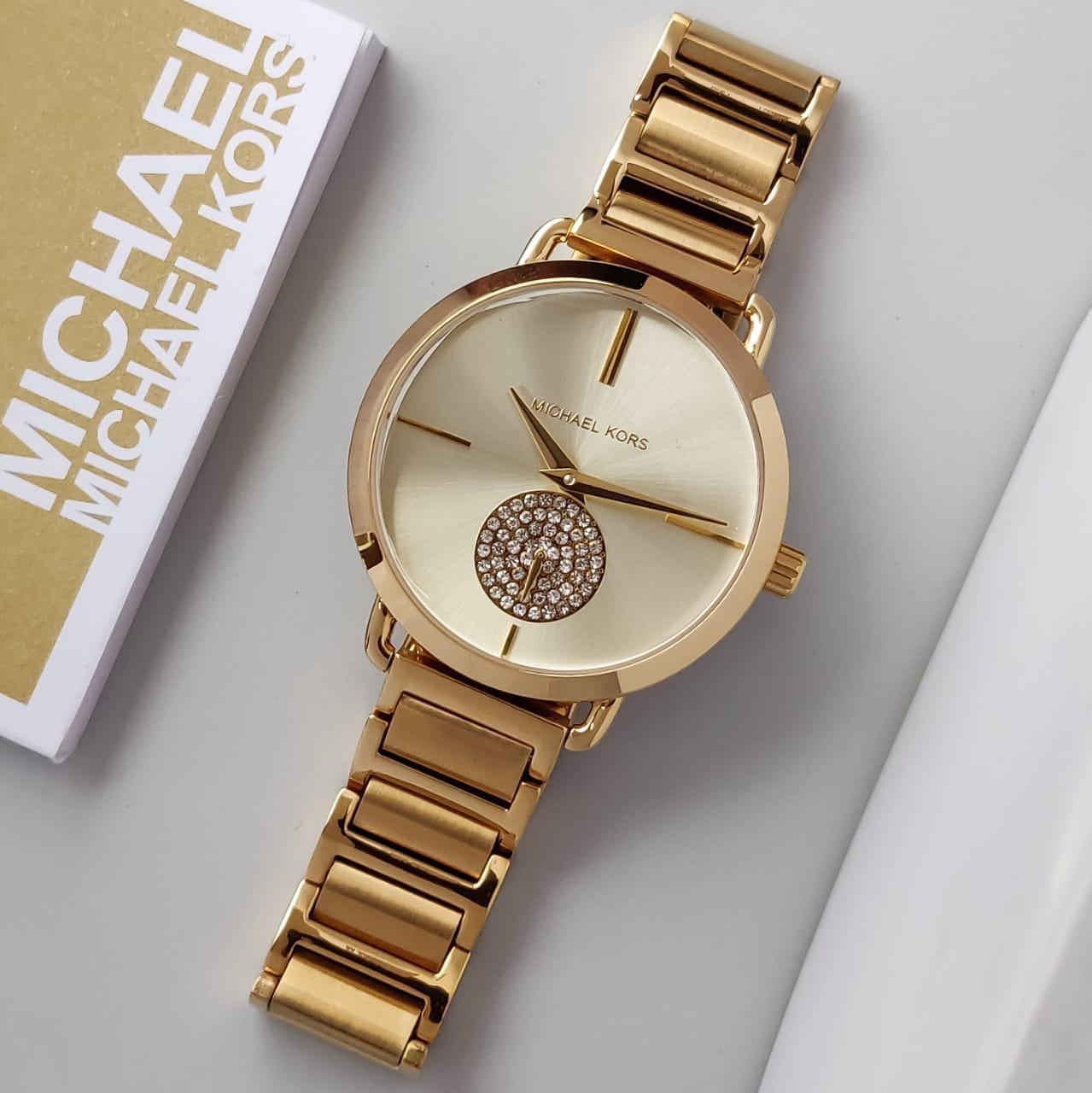 Michael Kors Portia Gold blue