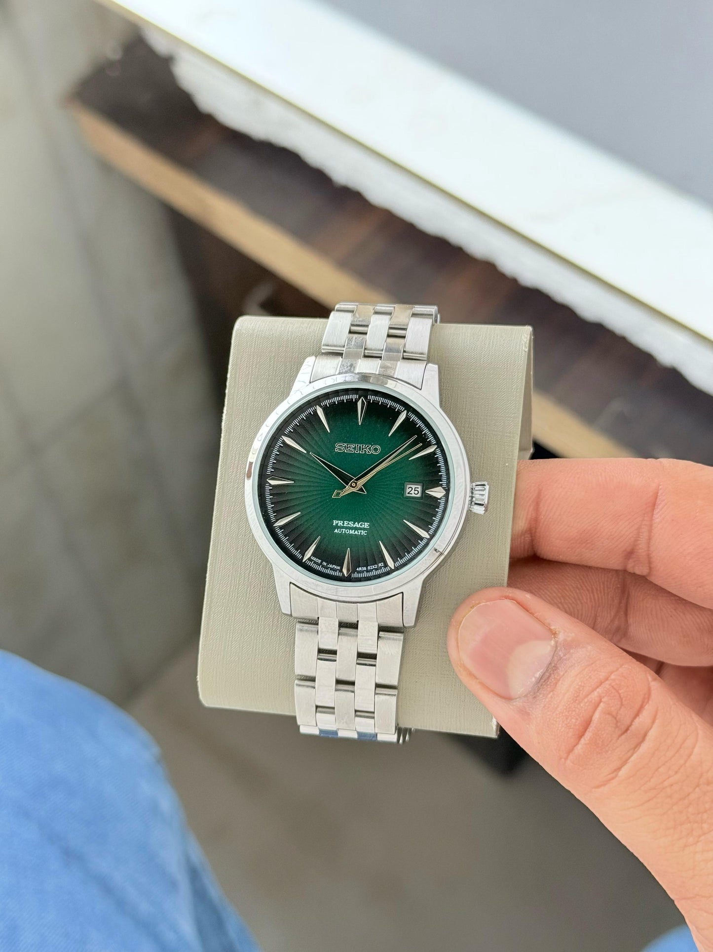 Seiko Presage Premium Back Open Automatic Machinery🤩