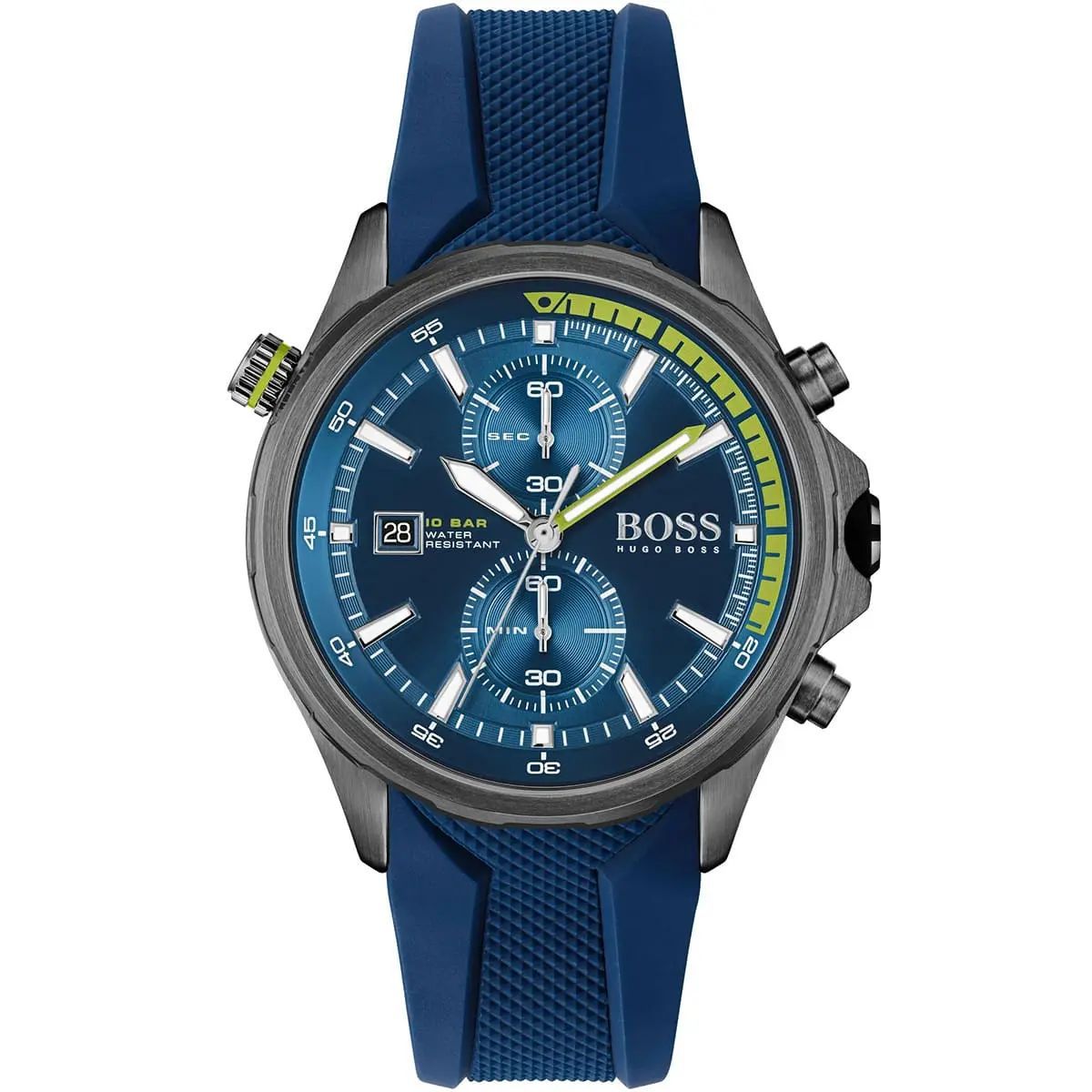 Hugo Boss Globetrotter 1513821 Chronograph’s Authentic Men Watch 🤩