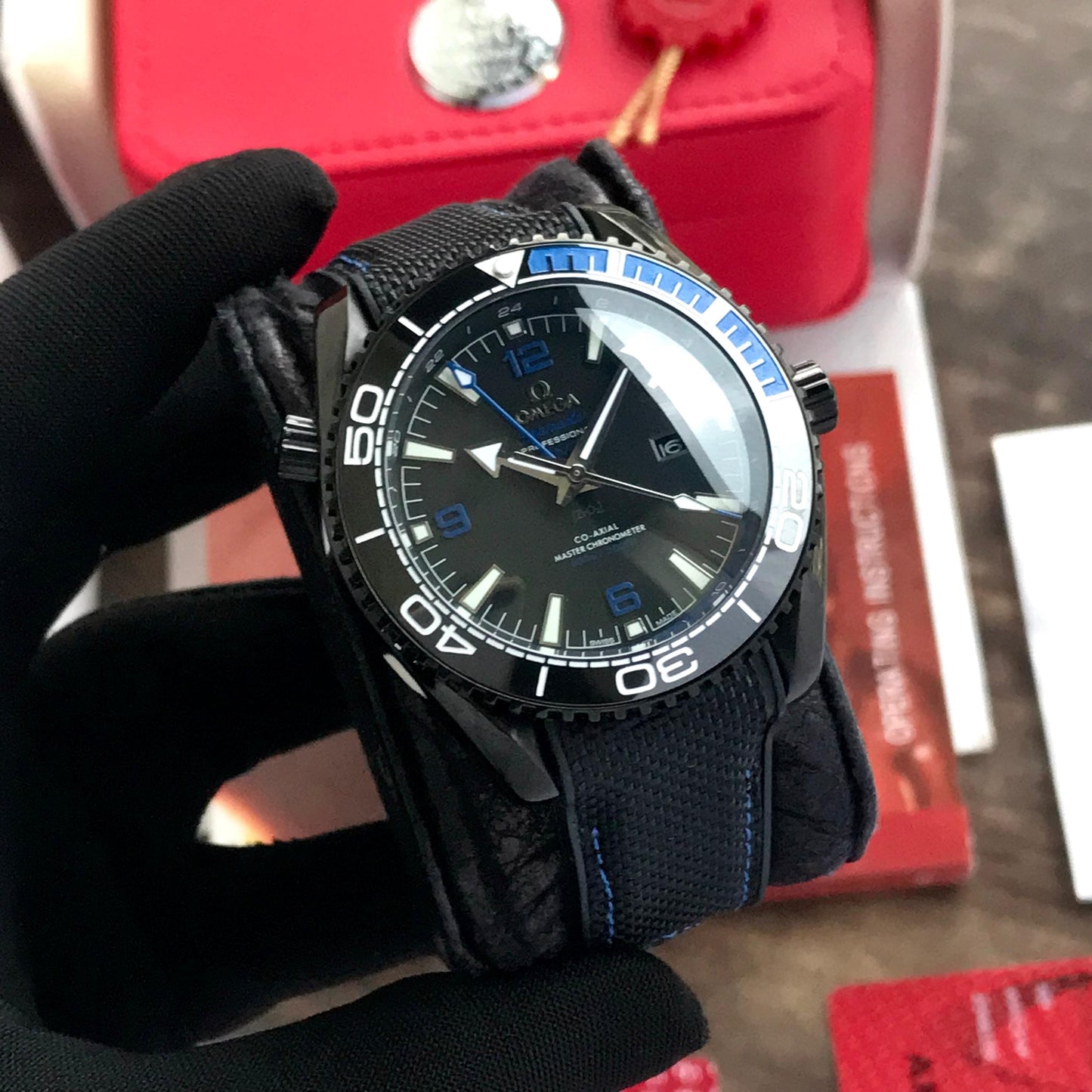 Omega Seamster Superocean Deep Black Limited Edition Mens Watch 🤩