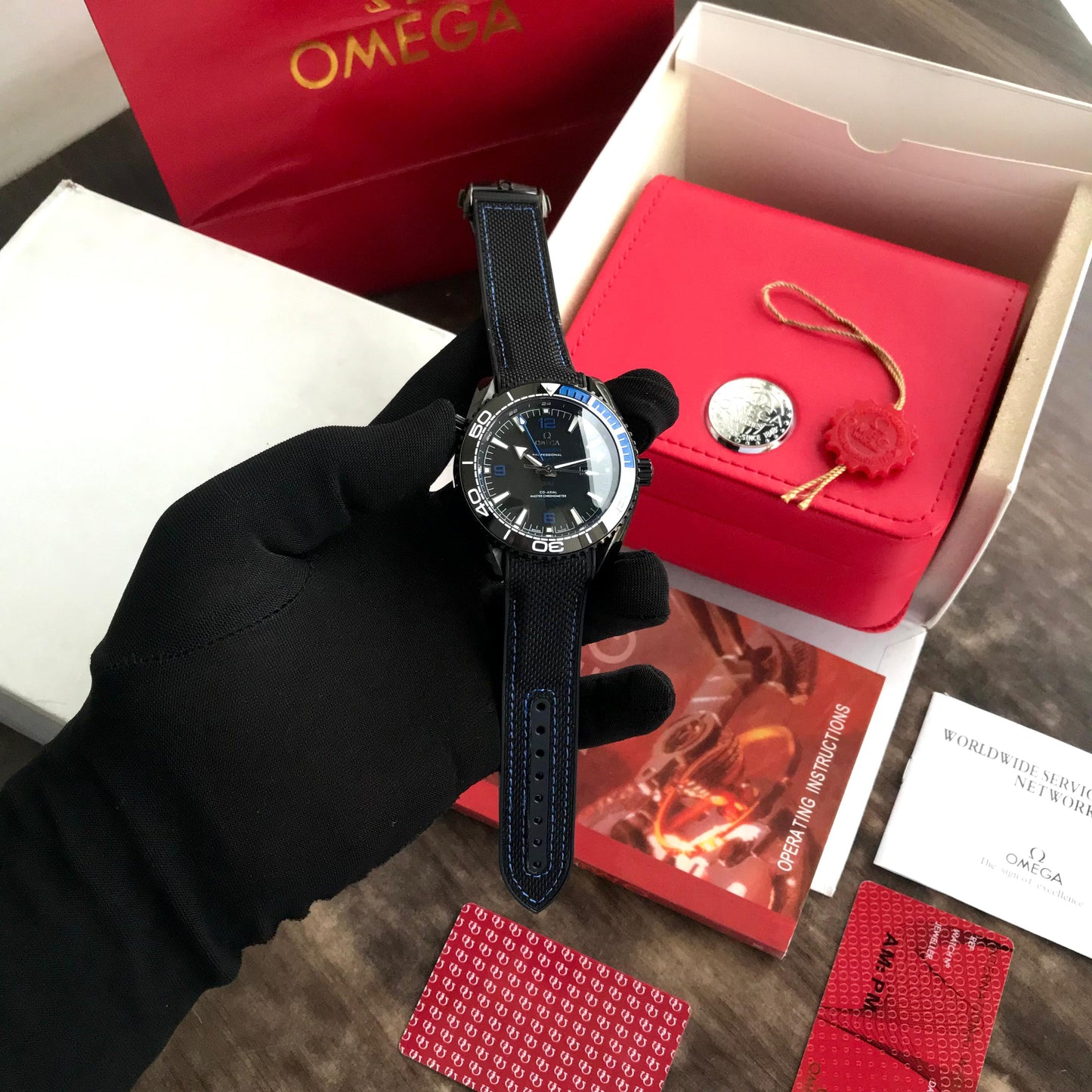 Omega Seamster Superocean Deep Black Limited Edition Mens Watch 🤩