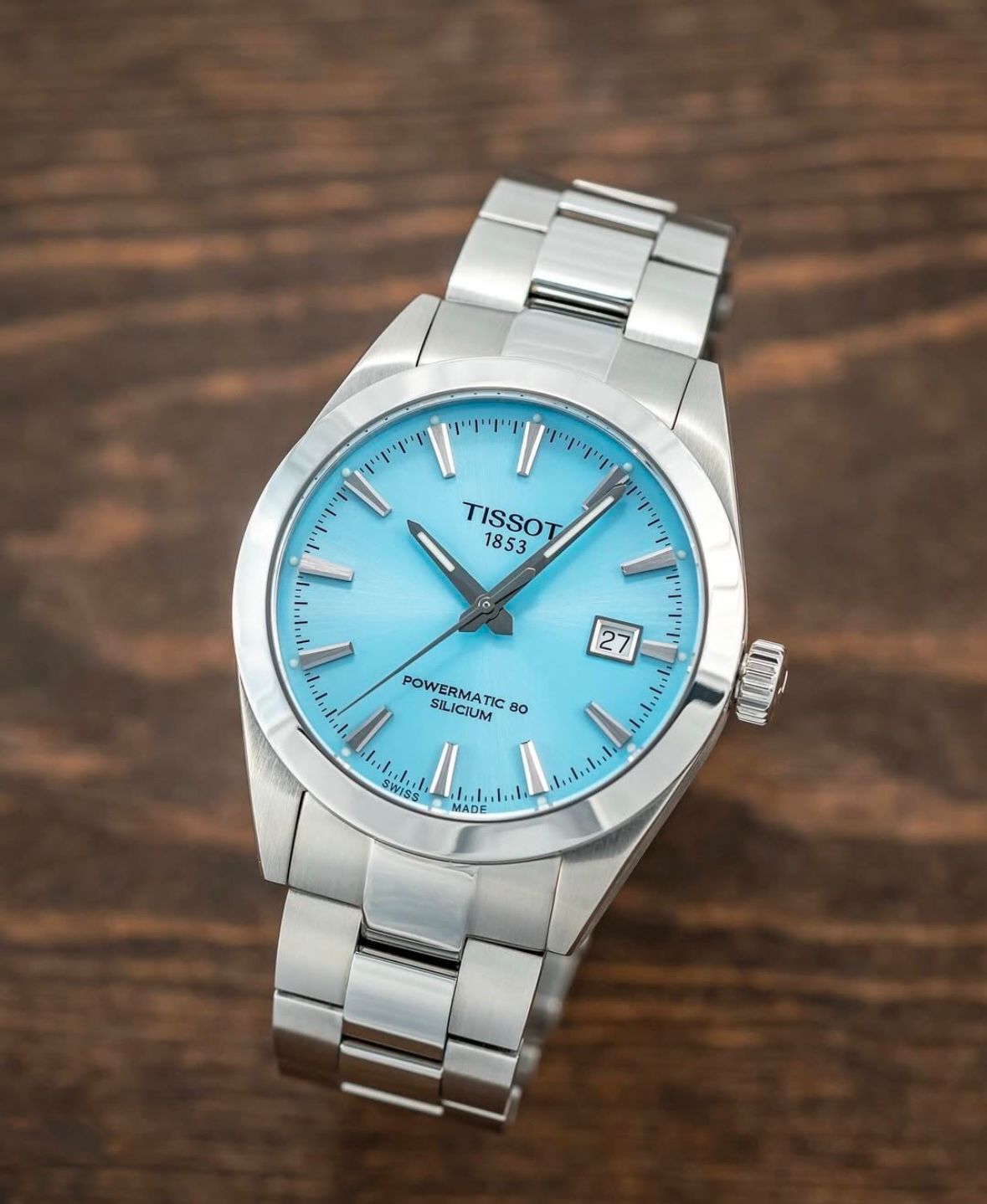 TISSOT T-CLASSIC ICE BLUE DIAL