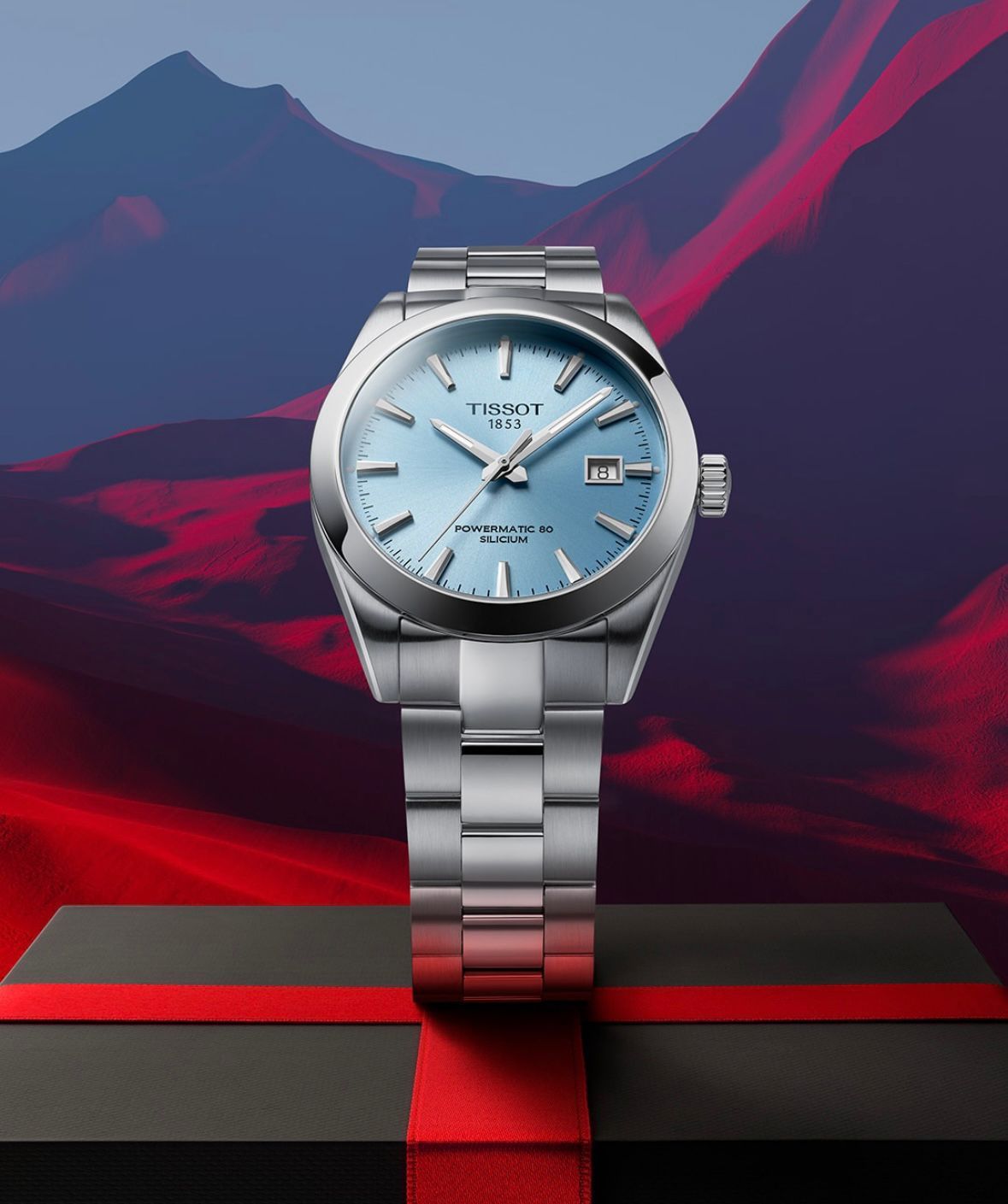 TISSOT T-CLASSIC ICE BLUE DIAL
