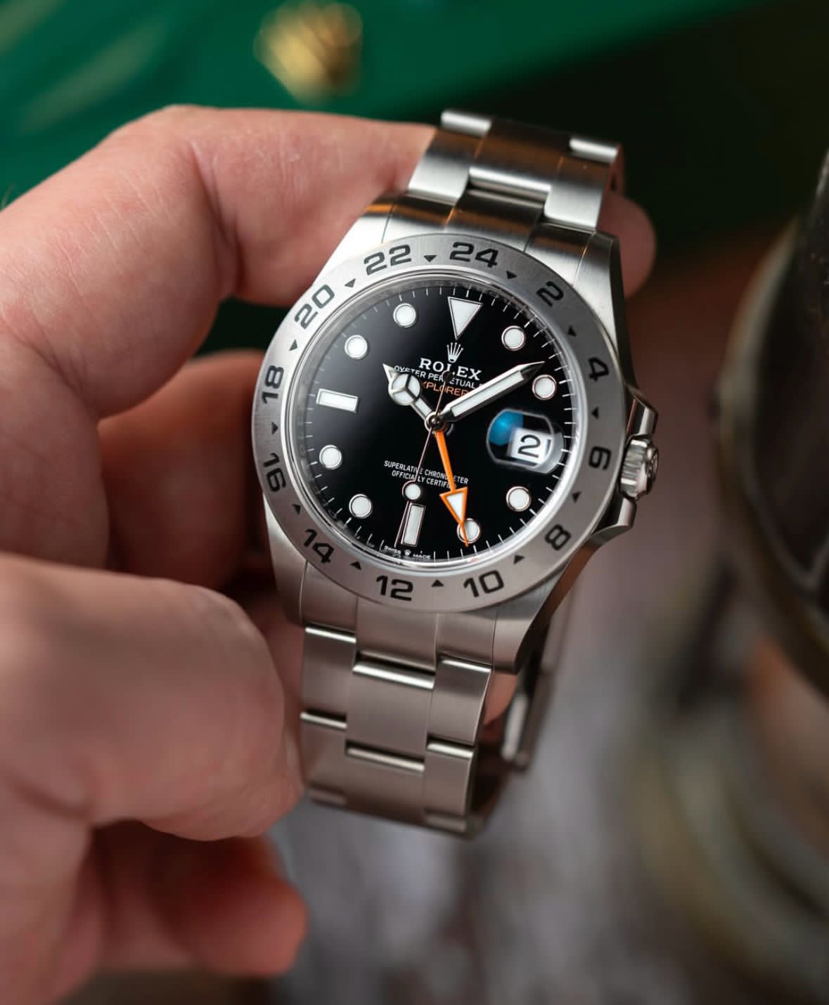 Rolex Oystersteel Stainless Steel Smooth Bezel