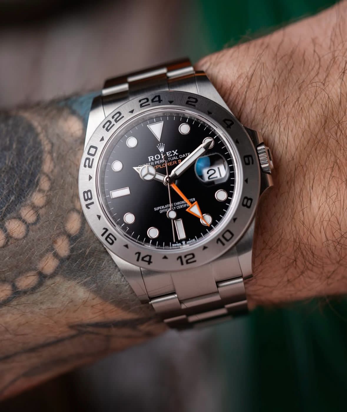 Rolex Oystersteel Stainless Steel Smooth Bezel