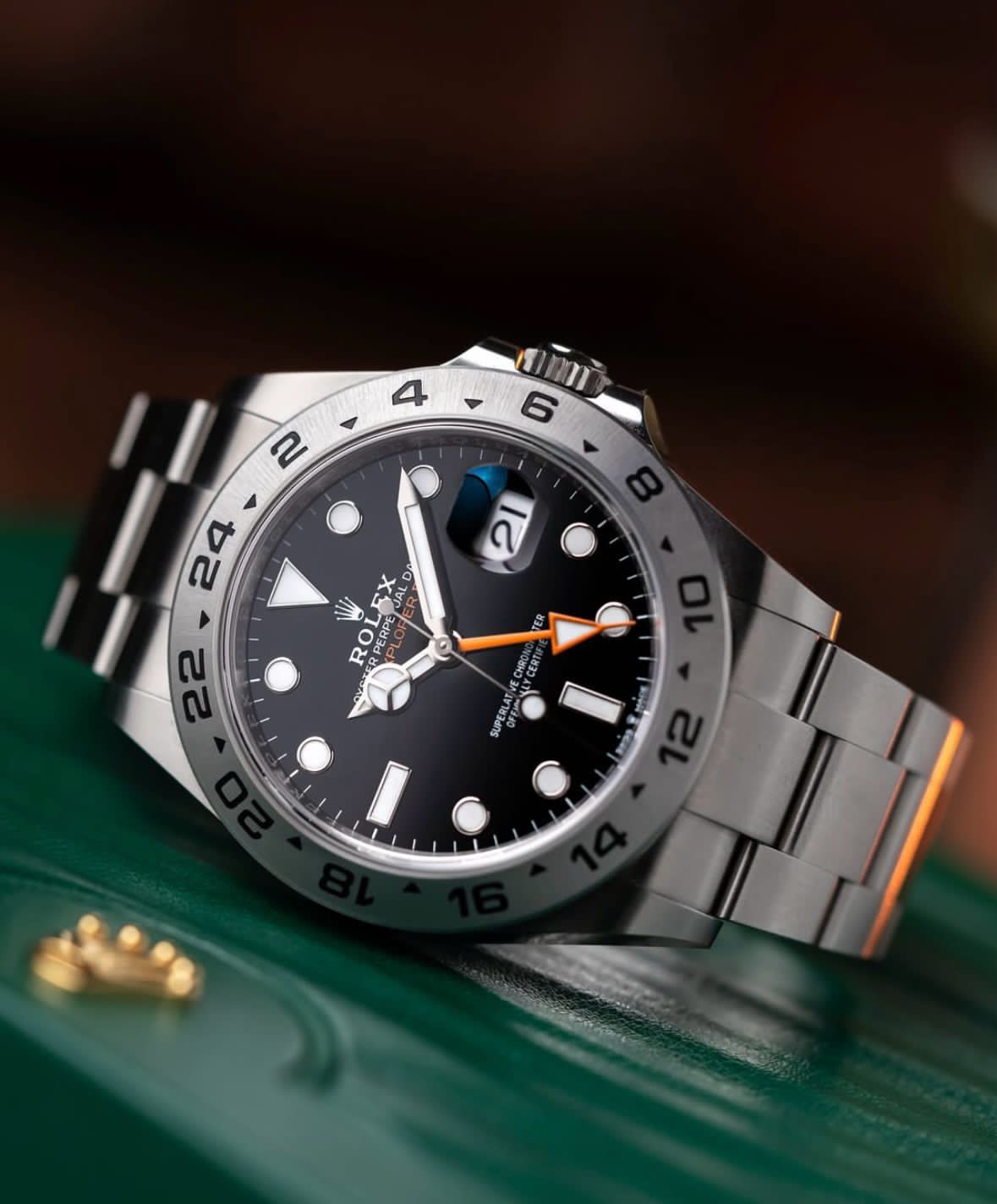 Rolex Oystersteel Stainless Steel Smooth Bezel