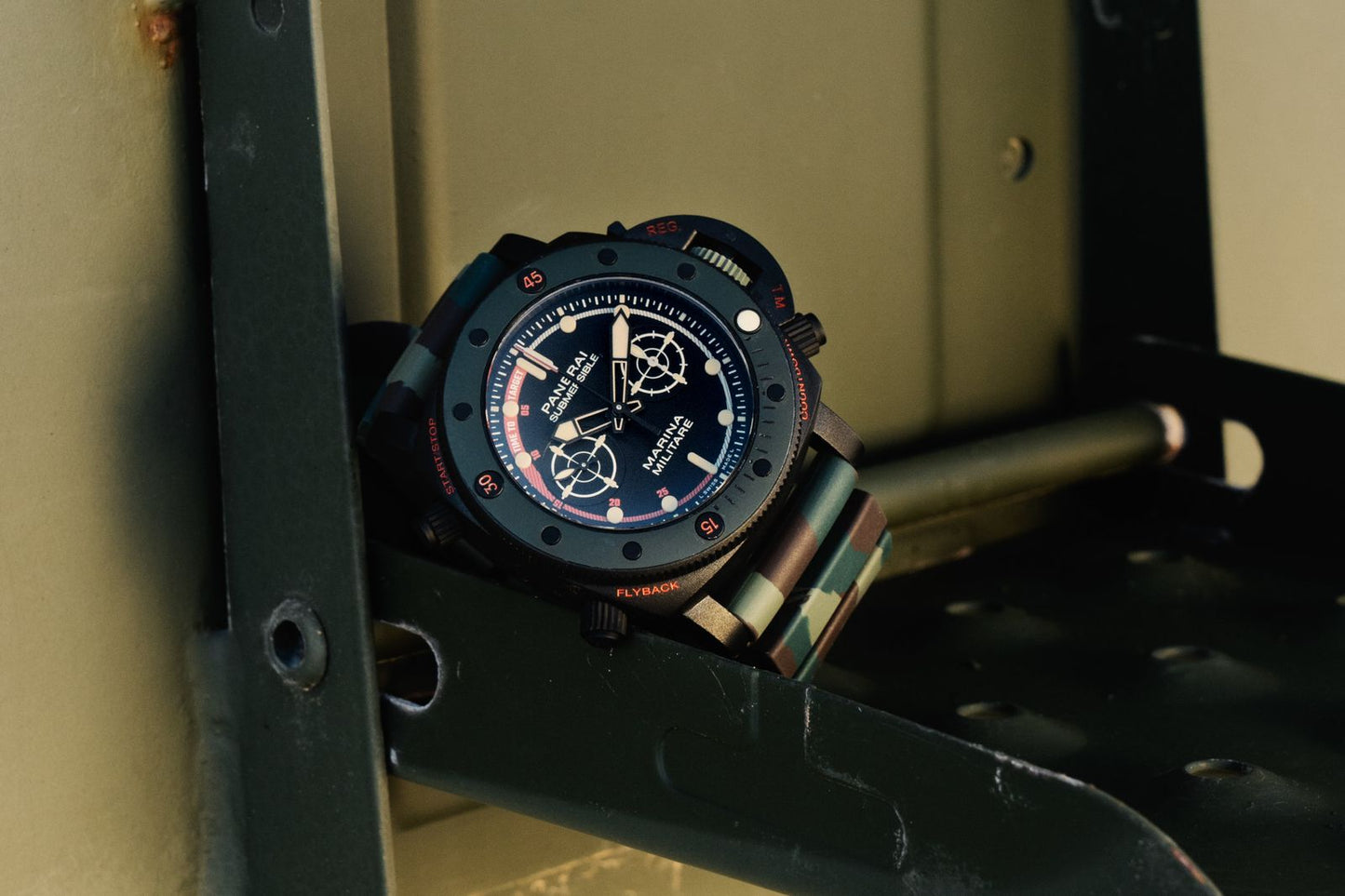 Buy Luminor Panerai Submersible Forze Speciali Experience PAM1238 | Rubber Strap Premium Automatic Pure First Copy – Maurya Watch India