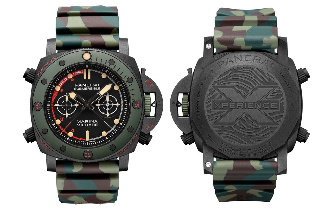 Buy Luminor Panerai Submersible Forze Speciali Experience PAM1238 | Rubber Strap Premium Automatic Pure First Copy – Maurya Watch India