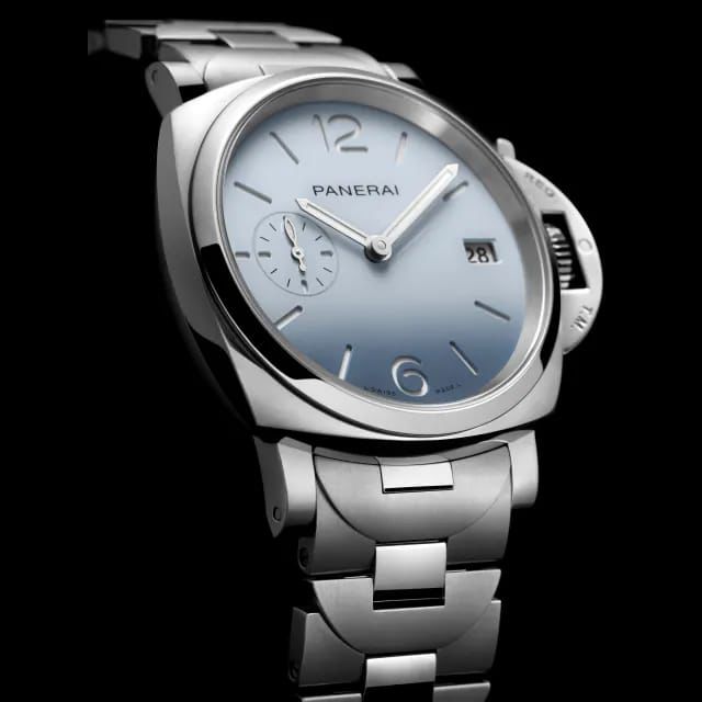 Buy Luminor Panerai Due Pastello PAM01309 | Metal Strap Premium Automatic Pure First Copy Watch – Maurya Watch India