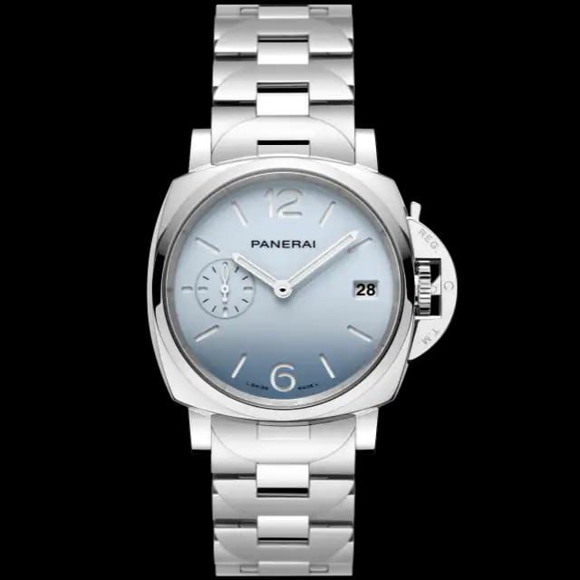 Buy Luminor Panerai Due Pastello PAM01309 | Metal Strap Premium Automatic Pure First Copy Watch – Maurya Watch India