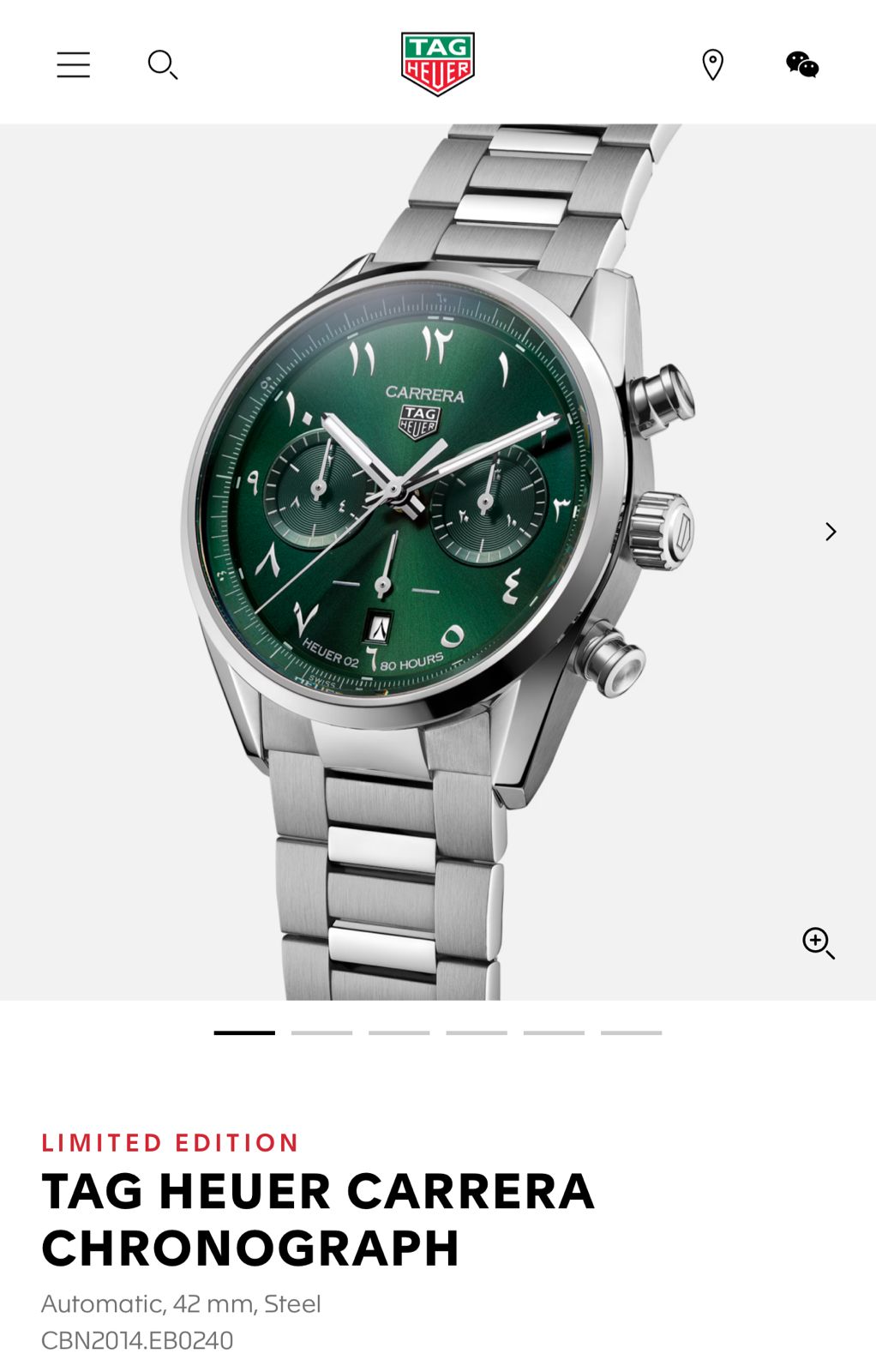 Buy TAG Heuer Carrera Chronograph Arabic Metal Strap | Premium Quartz Pure First Copy Watch – Maurya Watch India