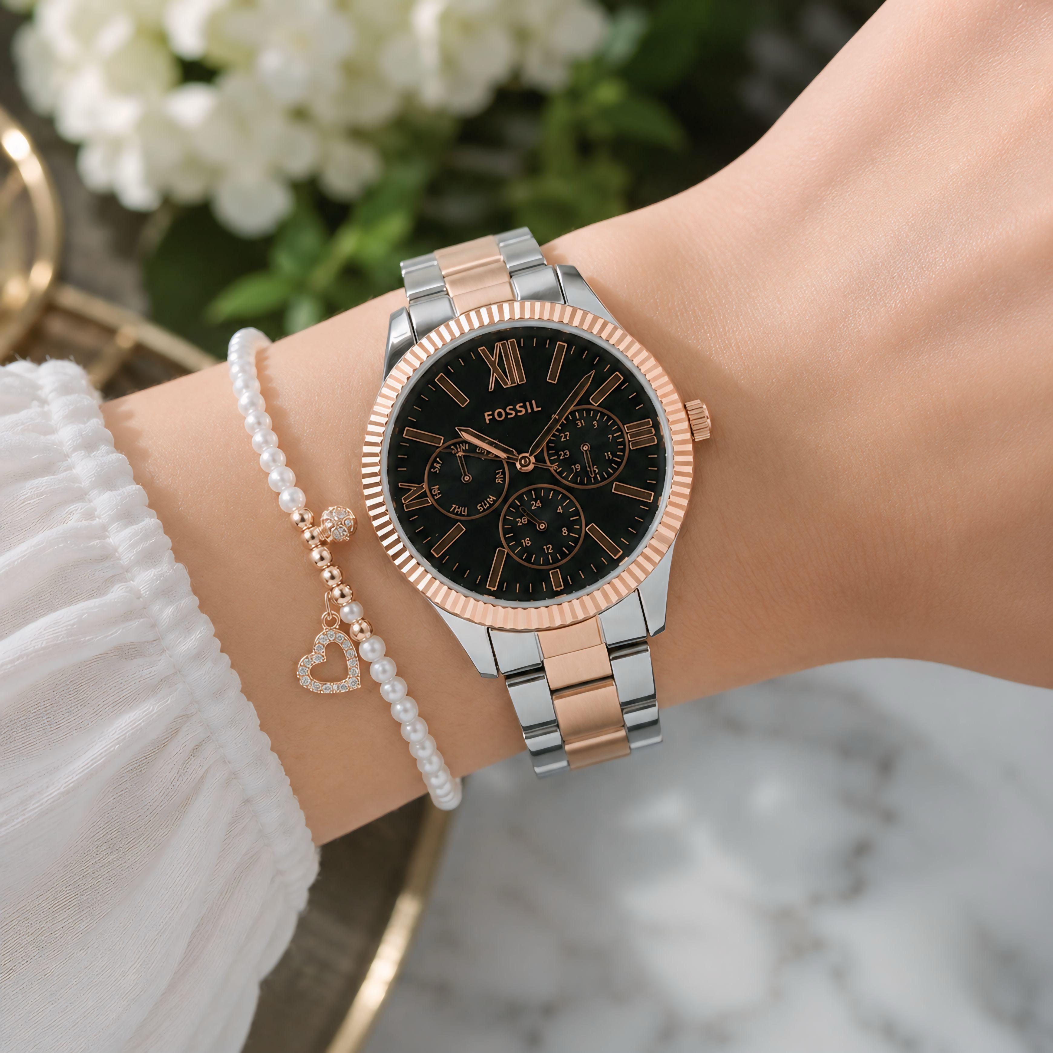 F_ossil rey chrograph for women
