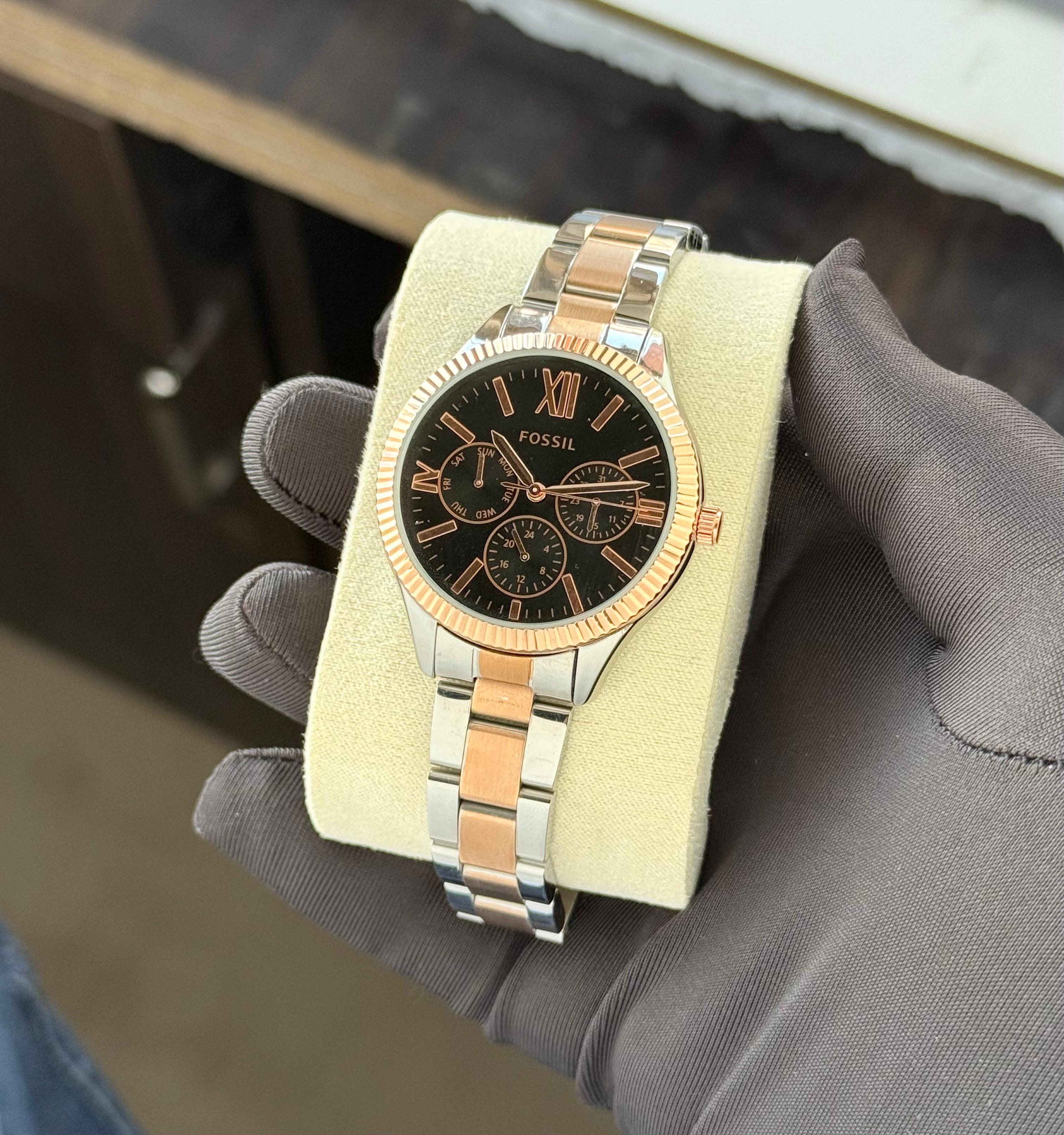 F_ossil rey chrograph for women