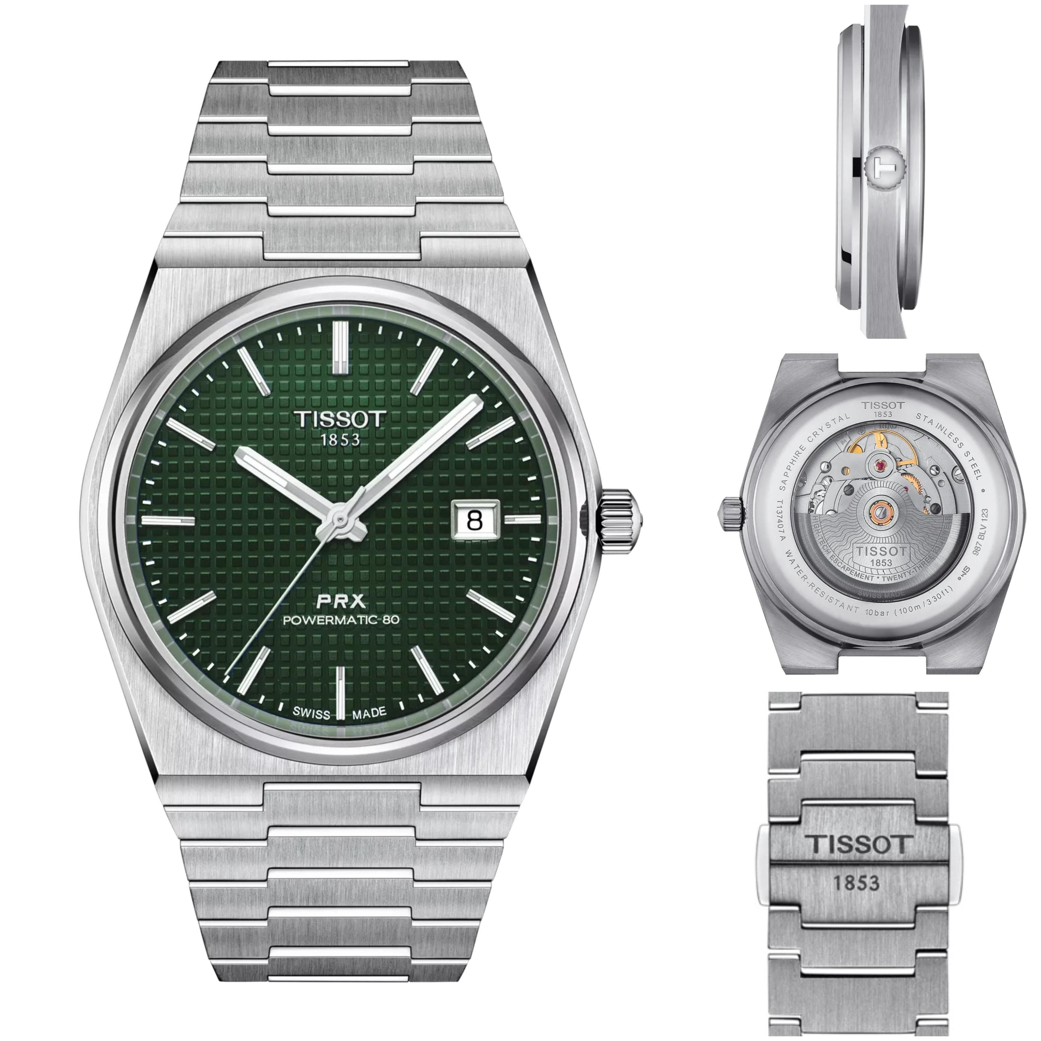 T_issot PRX Powermatic 80 Premium Japanese Automatic watch for men