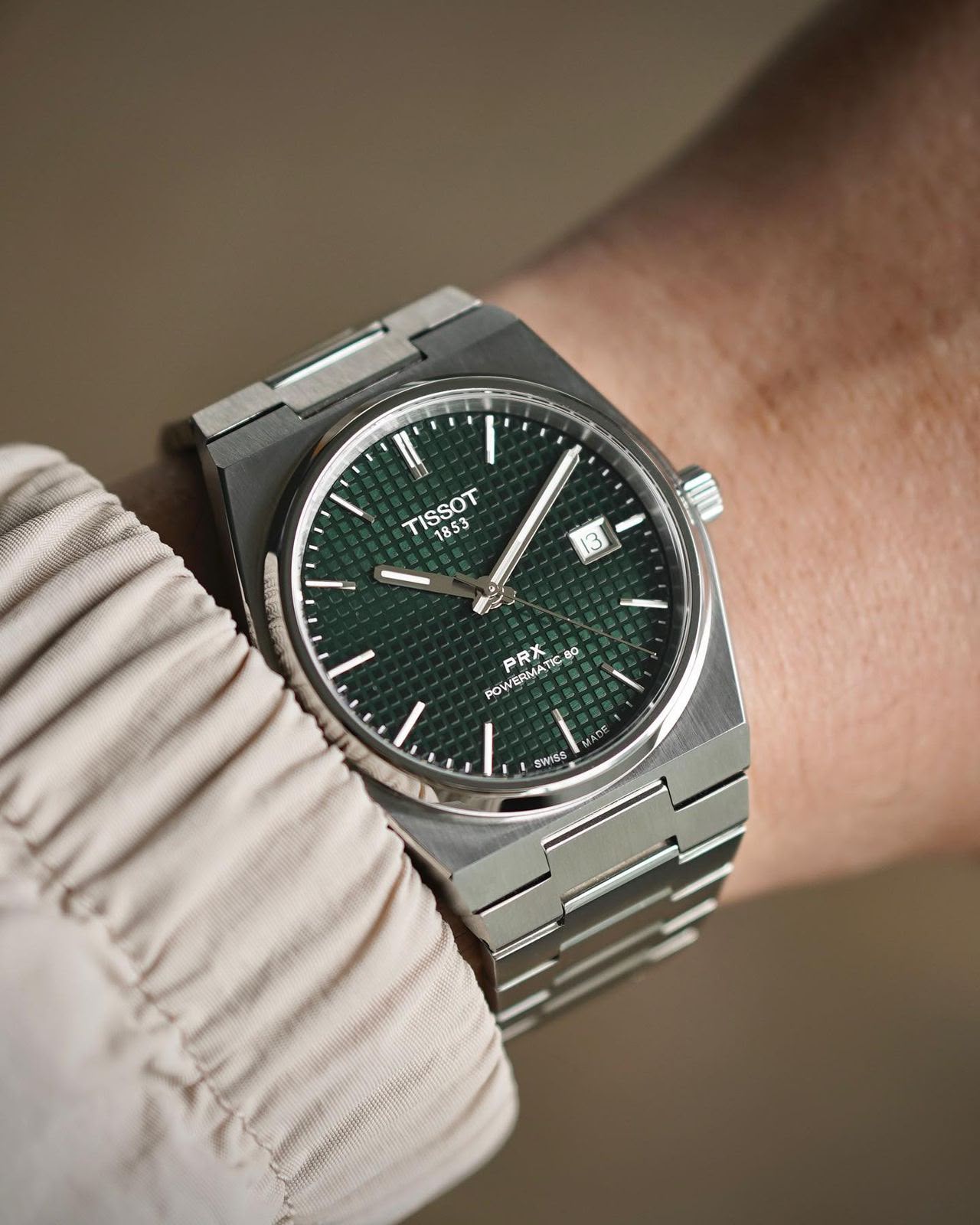 T_issot PRX Powermatic 80 Premium Japanese Automatic watch for men