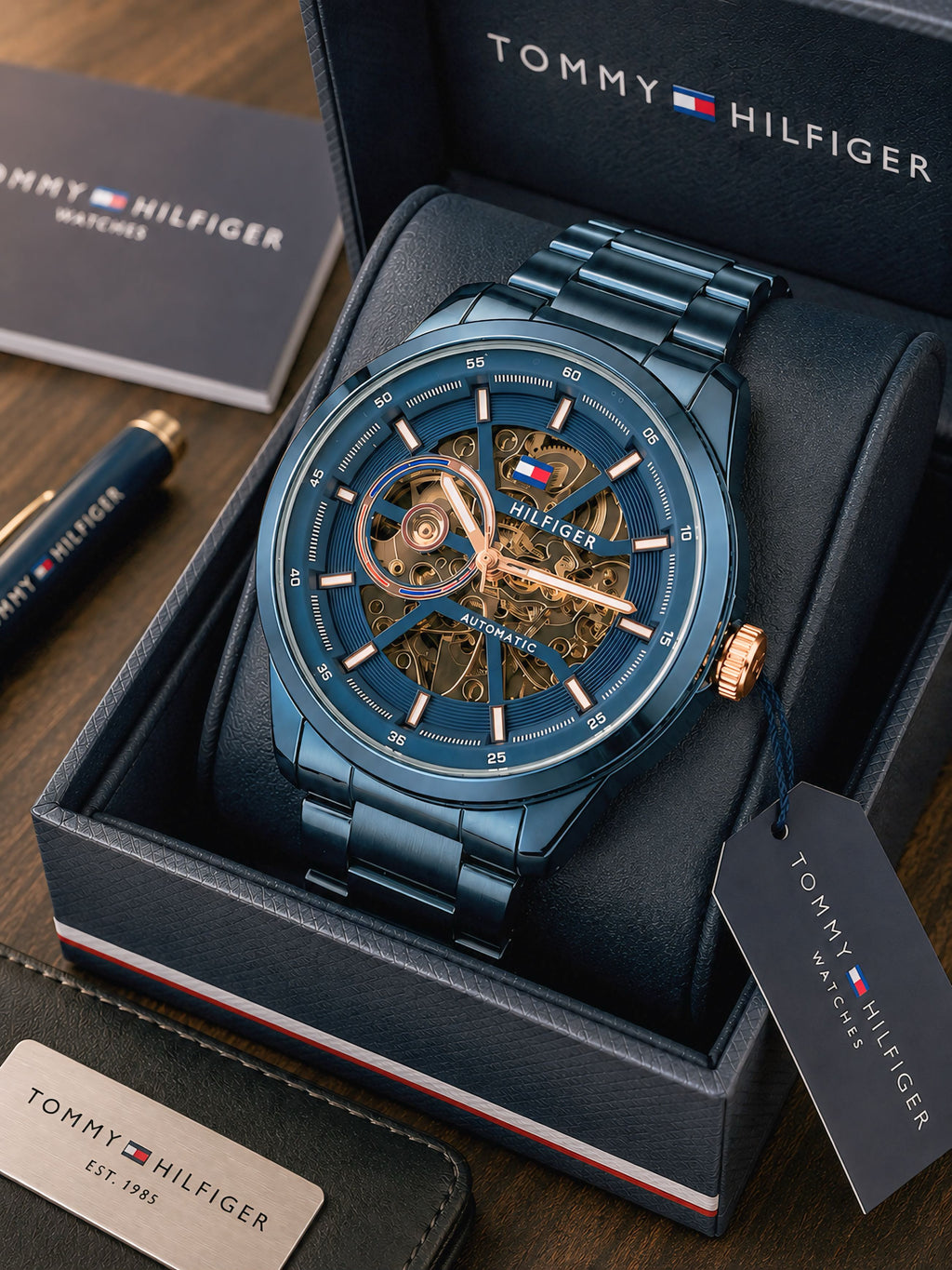 Tommy Hilfiger Skeleton Modern Auatomatic for men