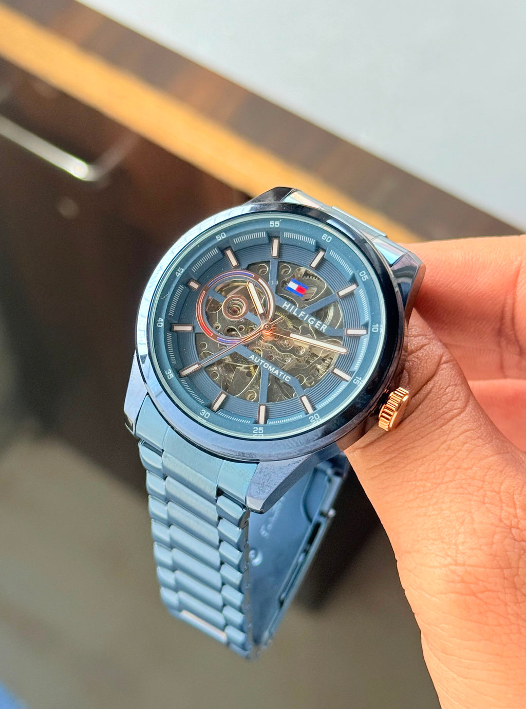 Tommy Hilfiger Skeleton Modern Auatomatic for men