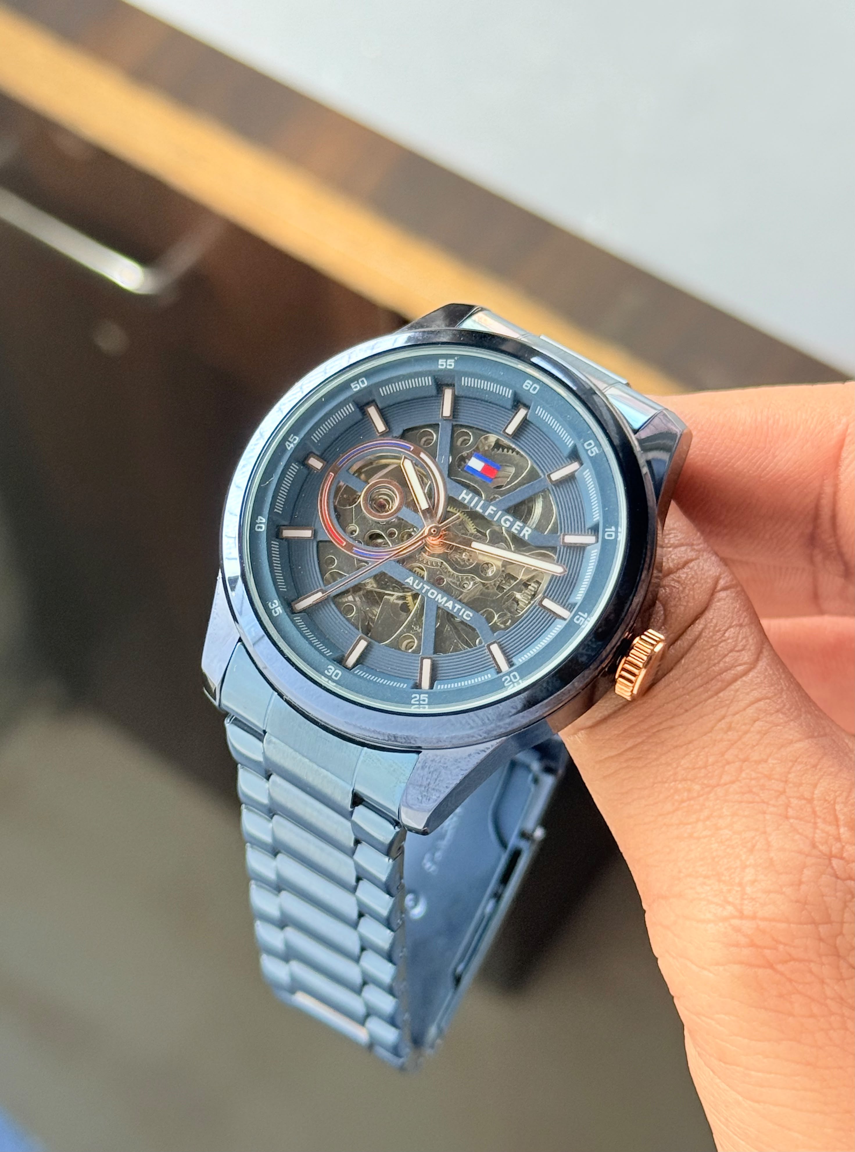 Tommy Hilfiger Skeleton Modern Auatomatic for men