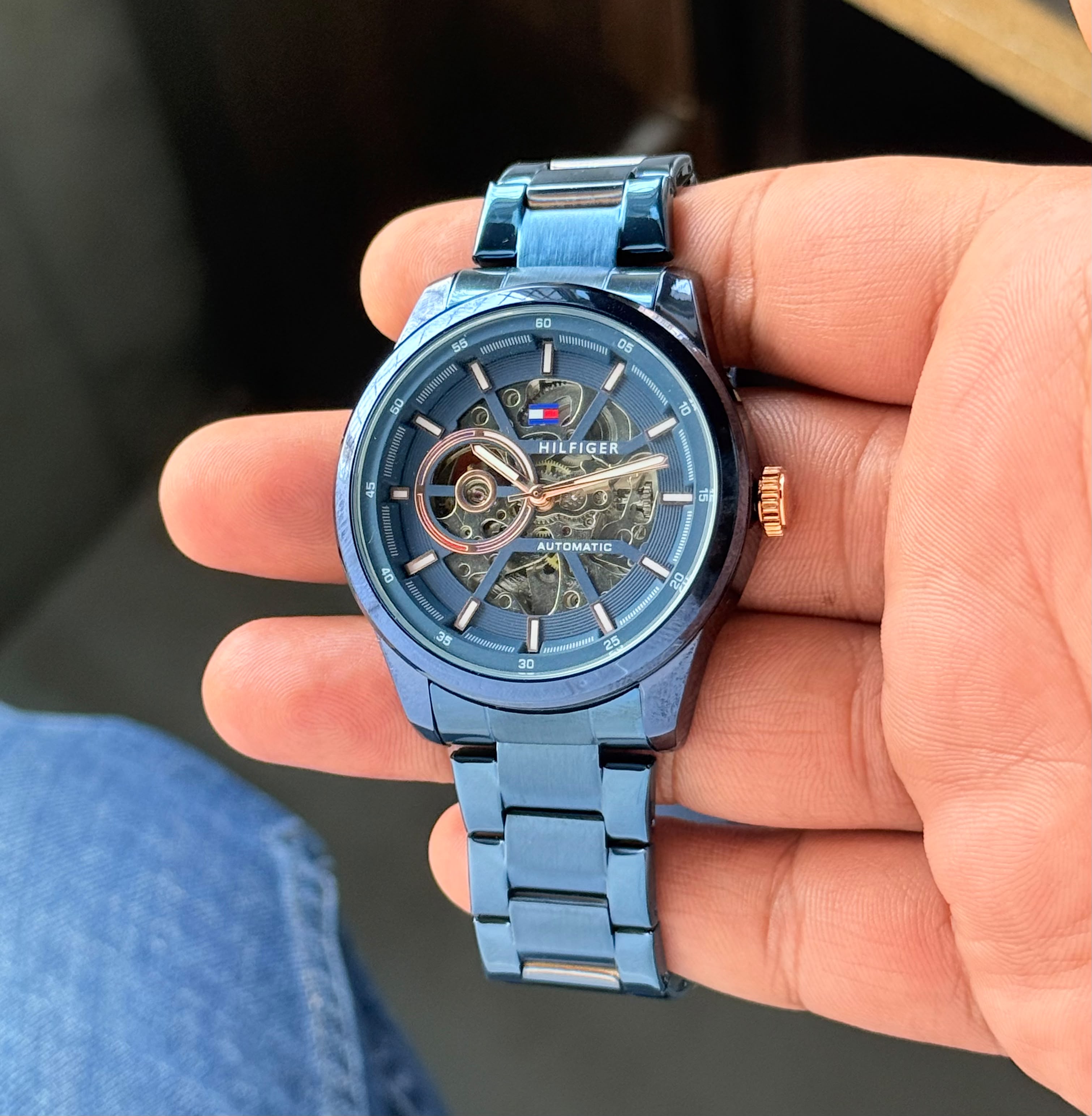 Tommy Hilfiger Skeleton Modern Auatomatic for men