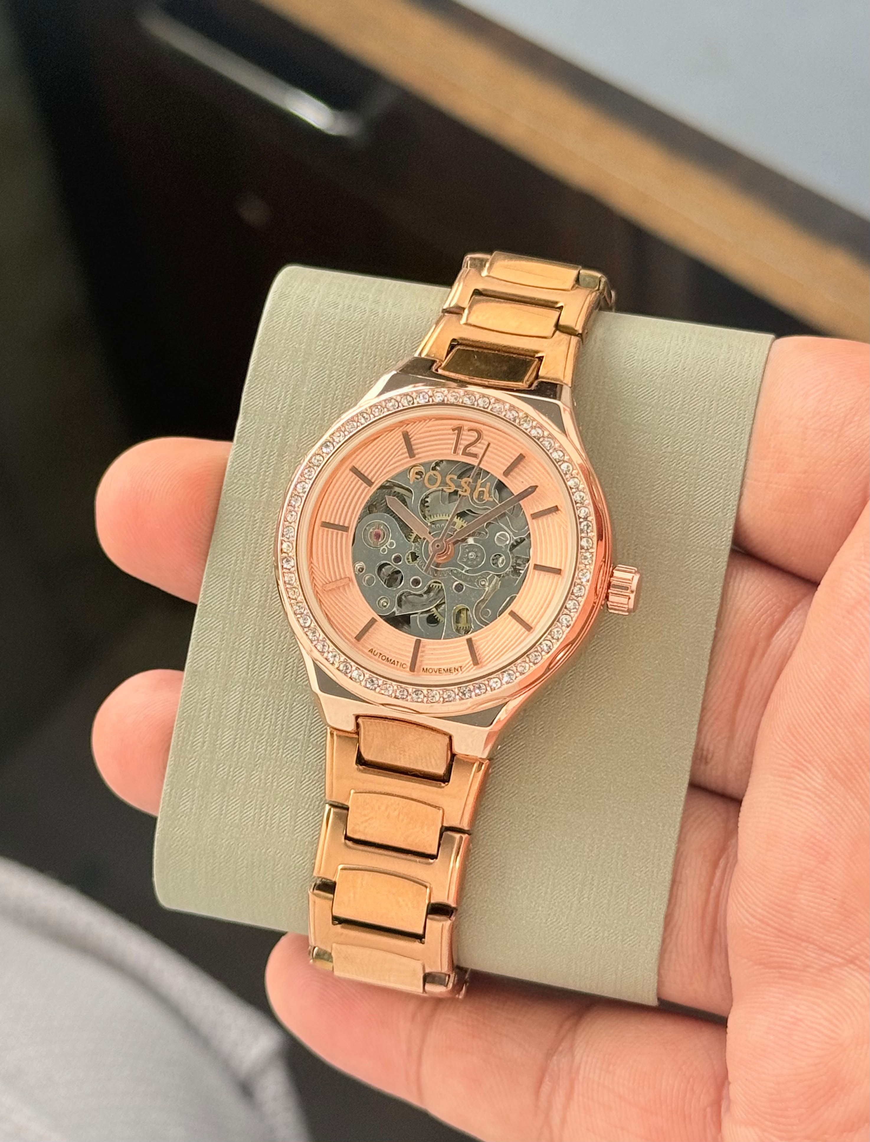 F_ossil Eevie Skeleton Automatic Original Model Collection For Women❣️