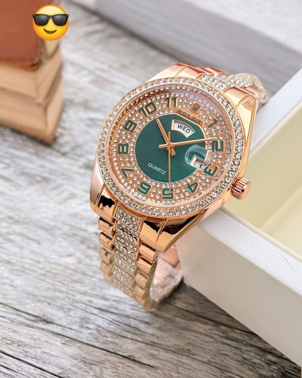 Rolex full dial diamond watch maurya watch
