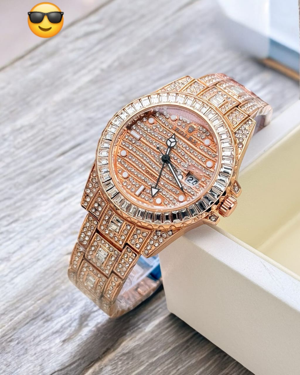 Rolex full dial diamond watch maurya watch