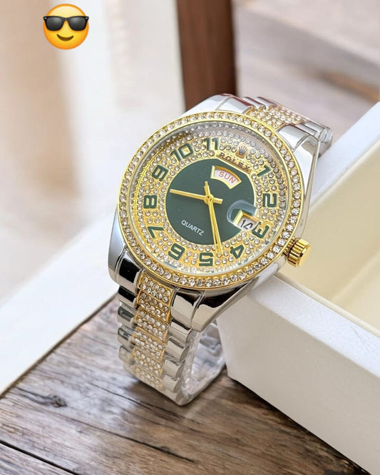 Rolex full dial diamond watch maurya watch