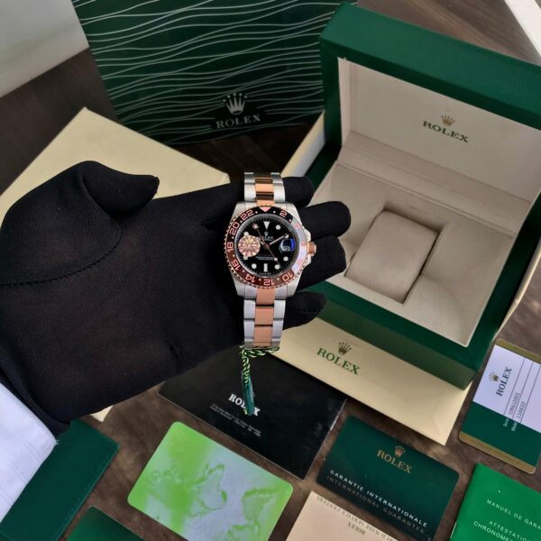 Buy Rolex GMT Master II Rootbeer Metal Strap | Premium Automatic Pure First Copy Watch – Maurya Watch India