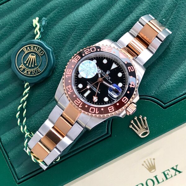 Buy Rolex GMT Master II Rootbeer Metal Strap | Premium Automatic Pure First Copy Watch – Maurya Watch India